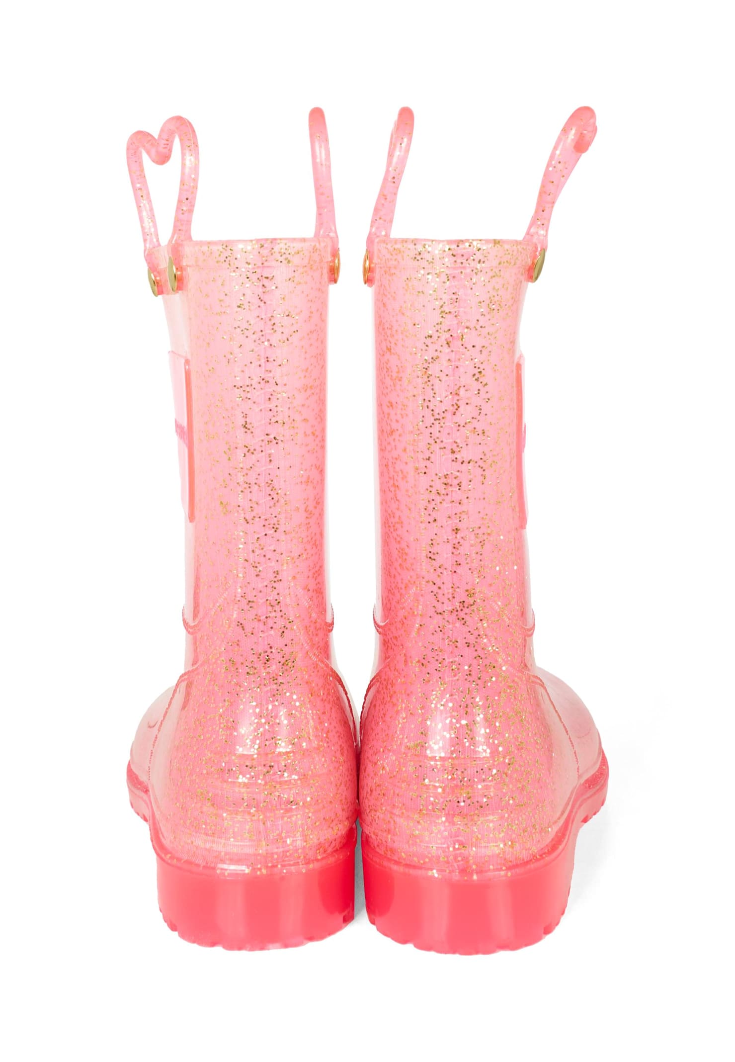 Billieblush Pink Rain Boots For Girl With Logo In Pink