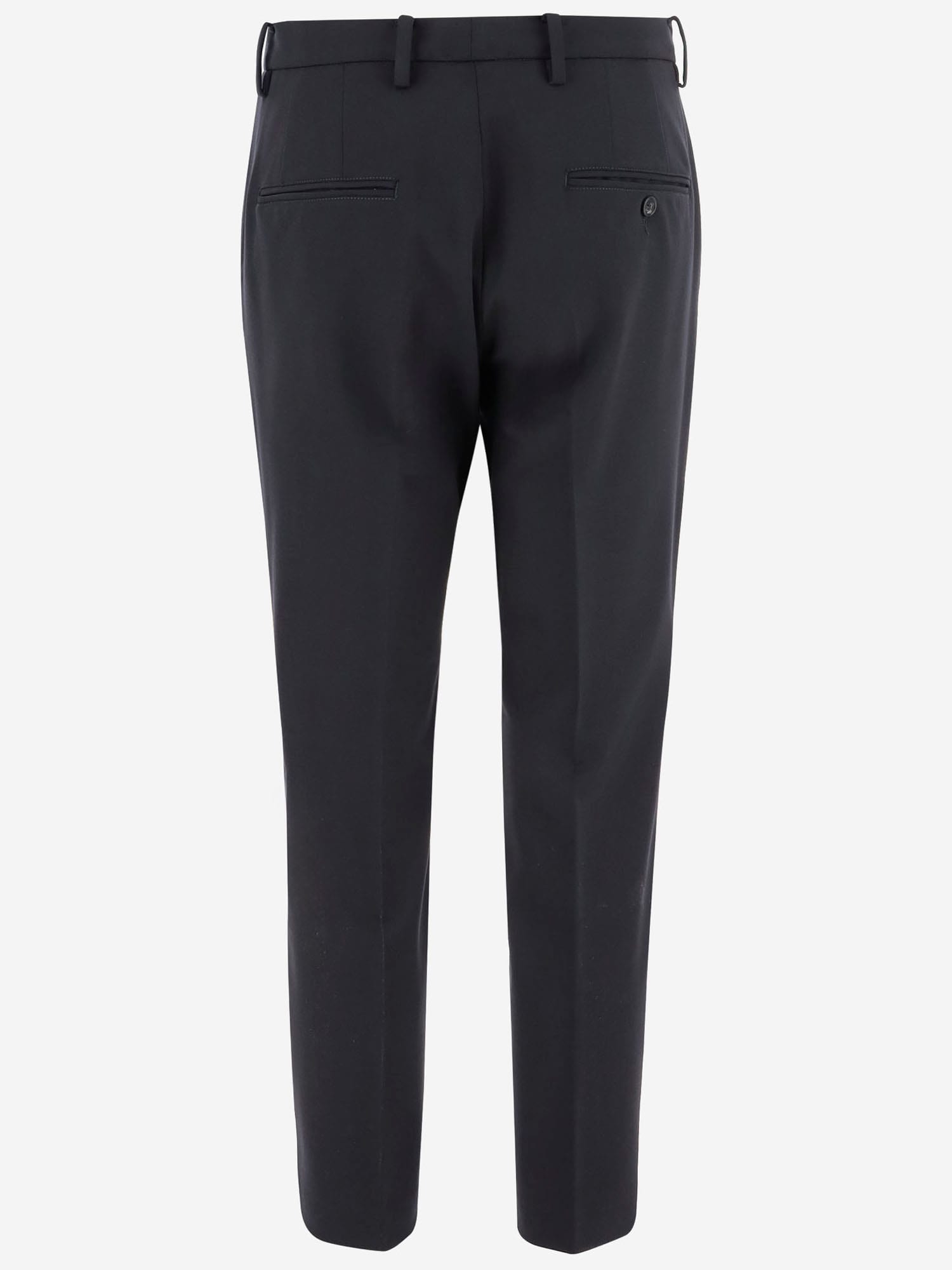 Shop N°21 Stretch Wool Blend Pants In Blue