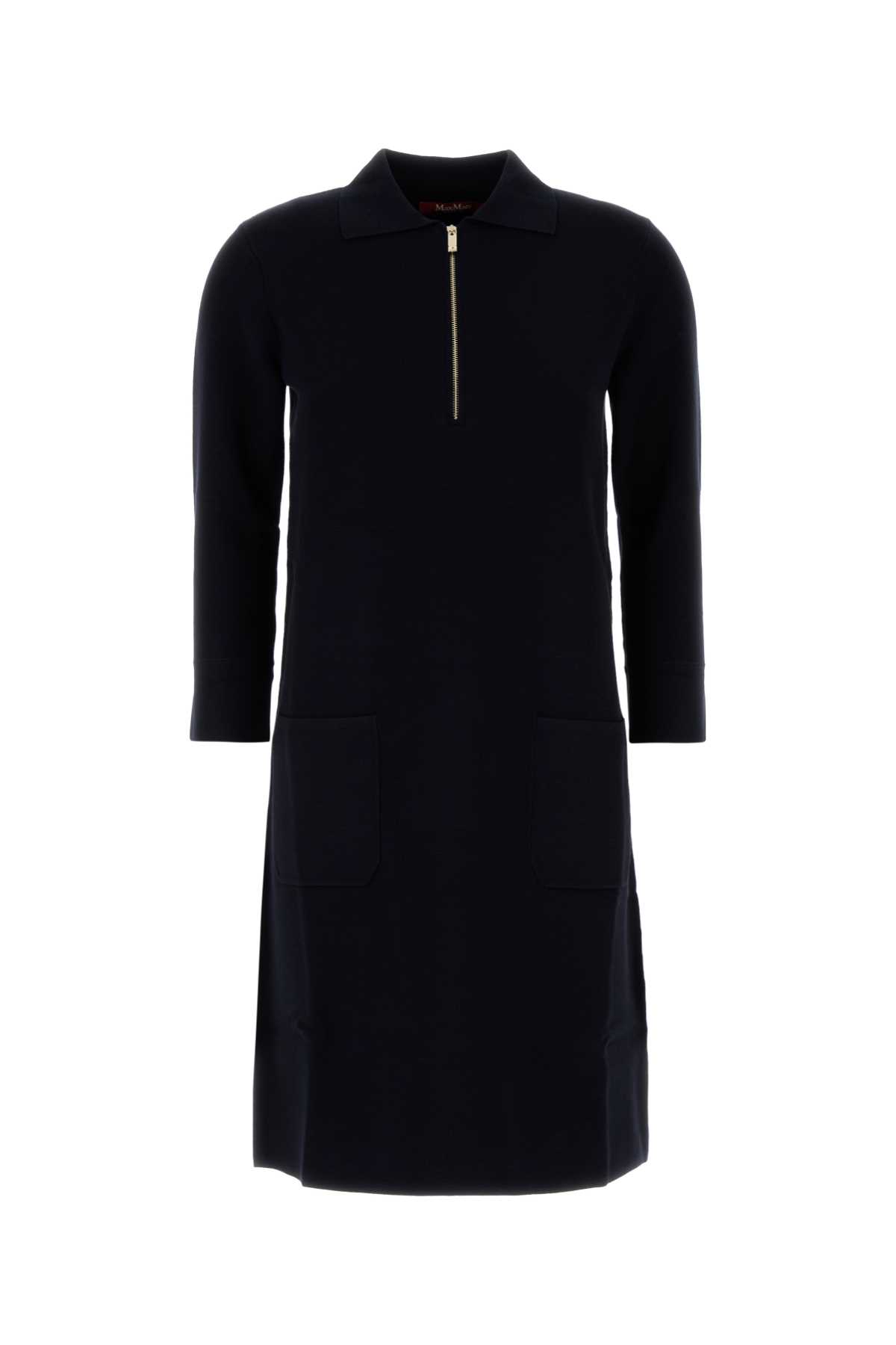 Midnight Viscose Blend Dress - Max Mara Studio - Modalova