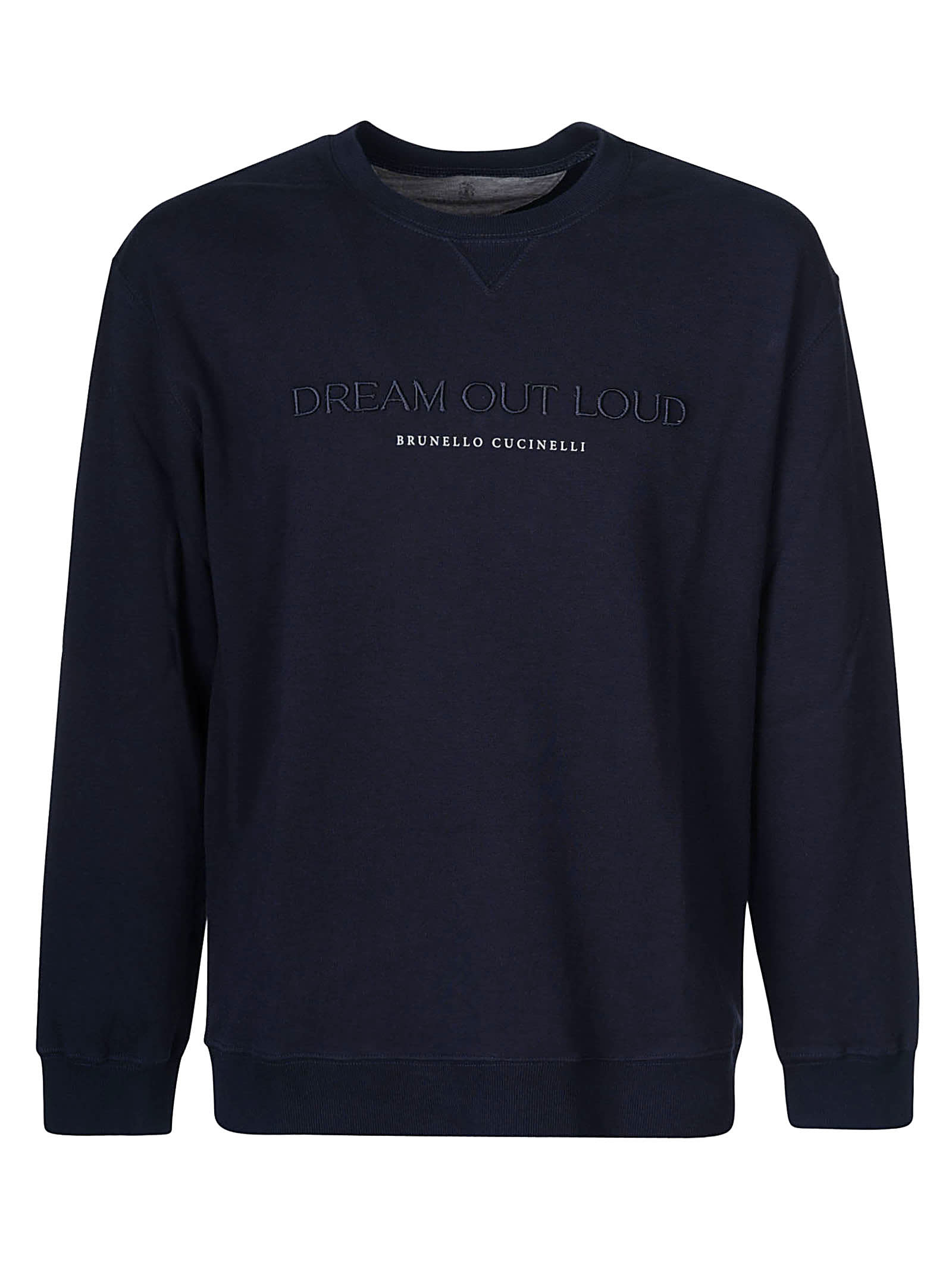 Brunello Cucinelli Dream Out Loud Embroidered Sweatshirt