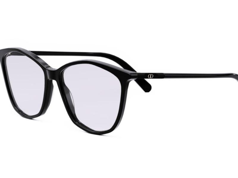 Shop Dior Cat-eye Glasses In 005 - Black