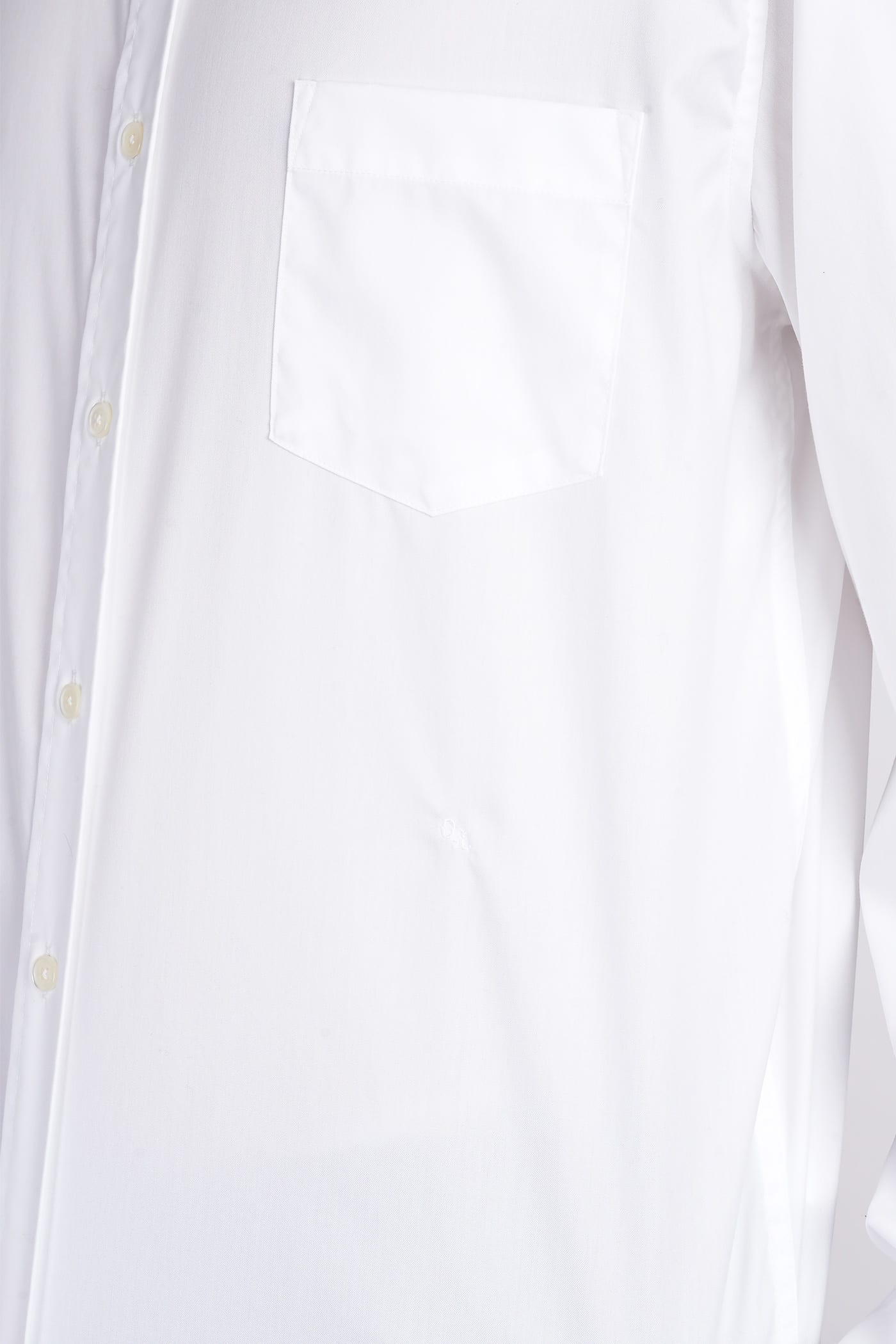 Our Legacy Off-white Coco Shirt With Point Collar And Mother Of Pearl Buttons In White