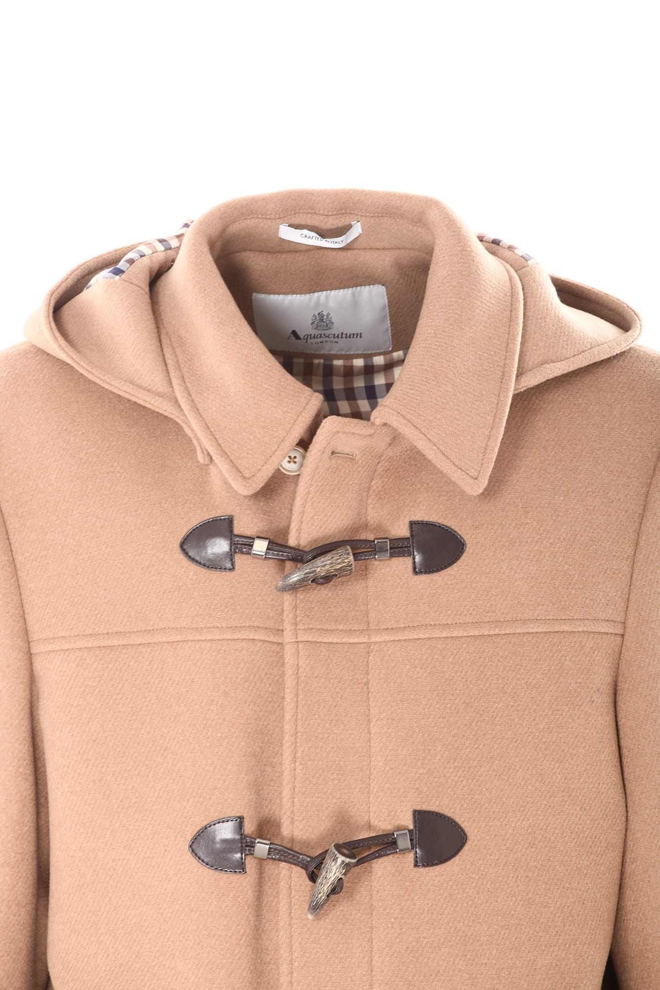 Shop Aquascutum Coats Camel