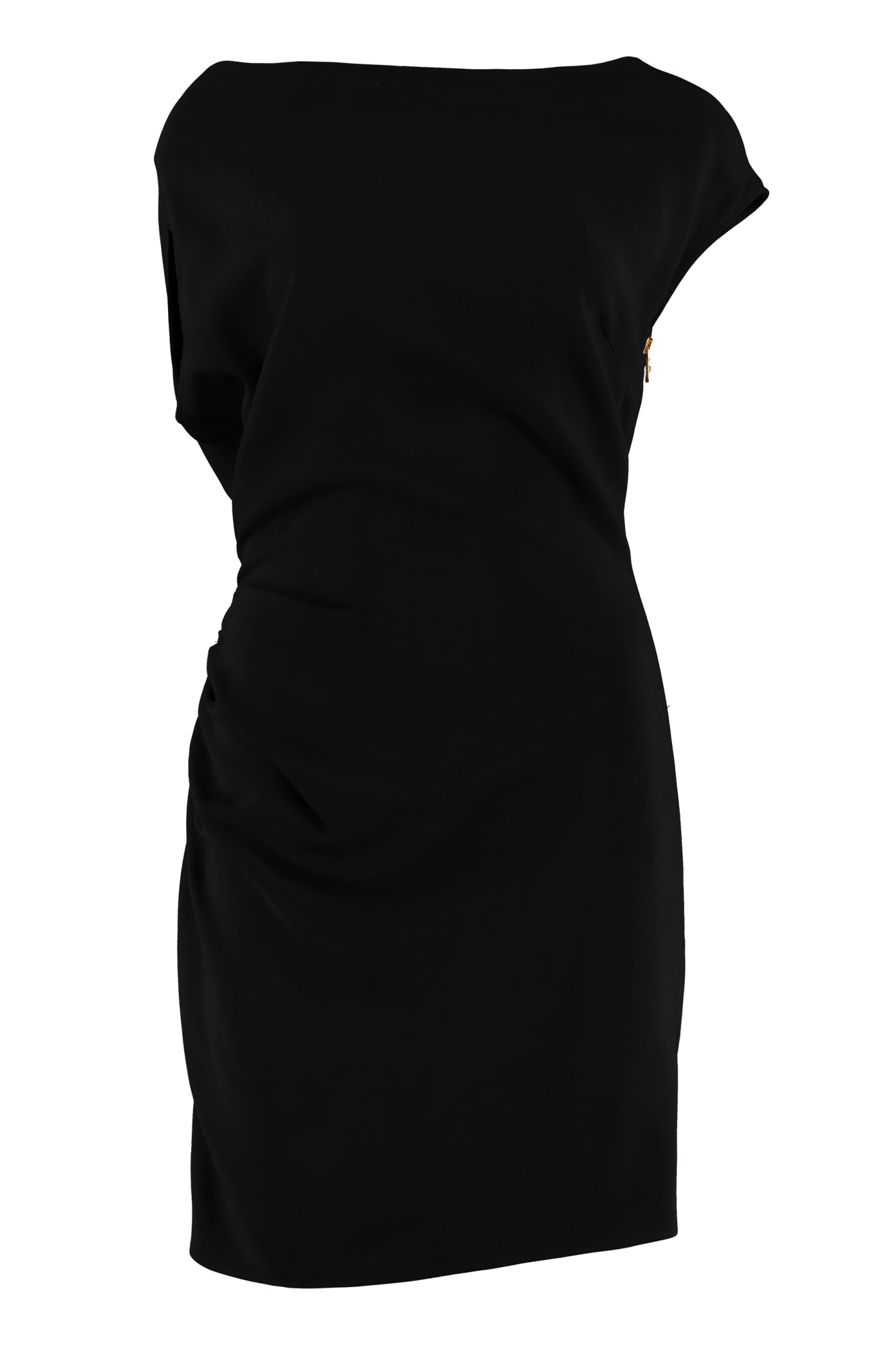 Versace Draped Sheath Dress