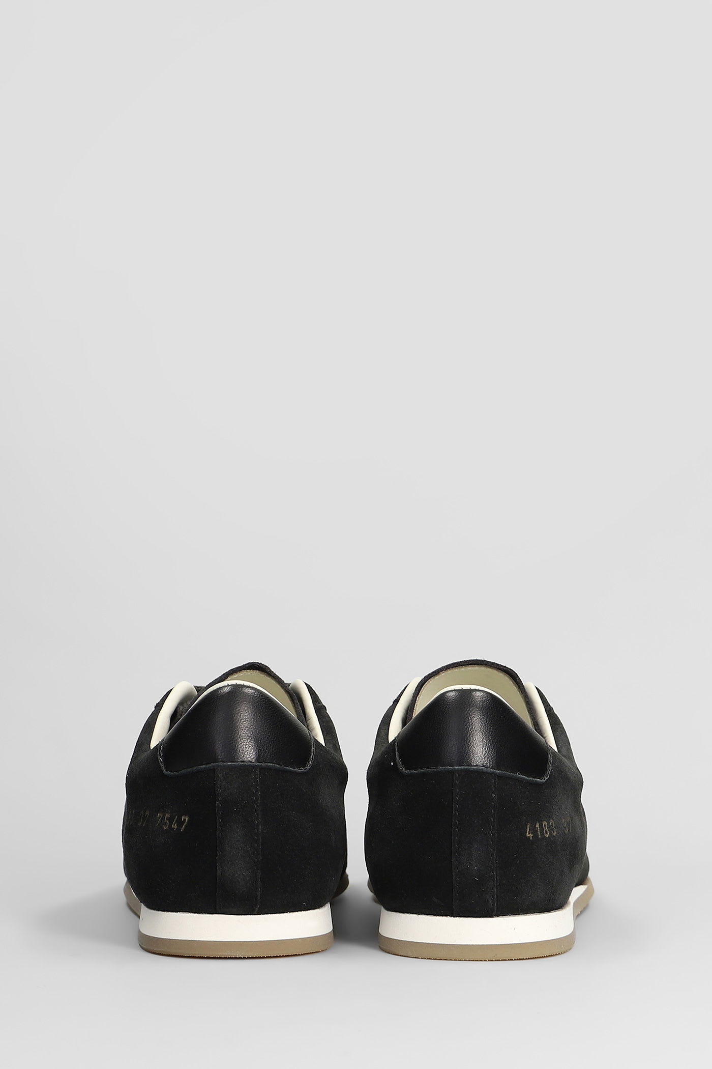 Common Projects Driving Shoe Sneakers In Black Suede In Black