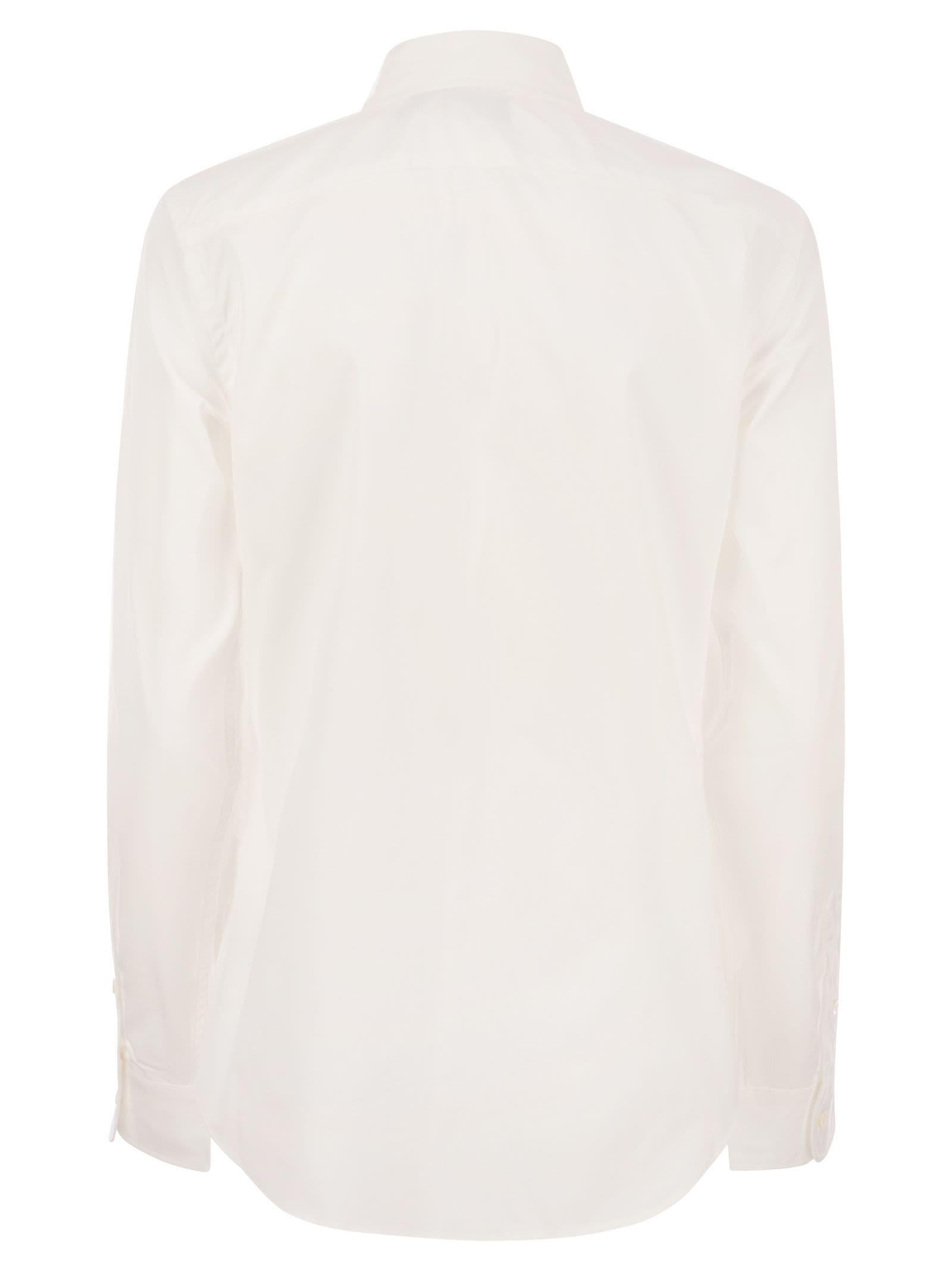 Polo Ralph Lauren Relaxed-fit Shirt With Contrasting Pony In White