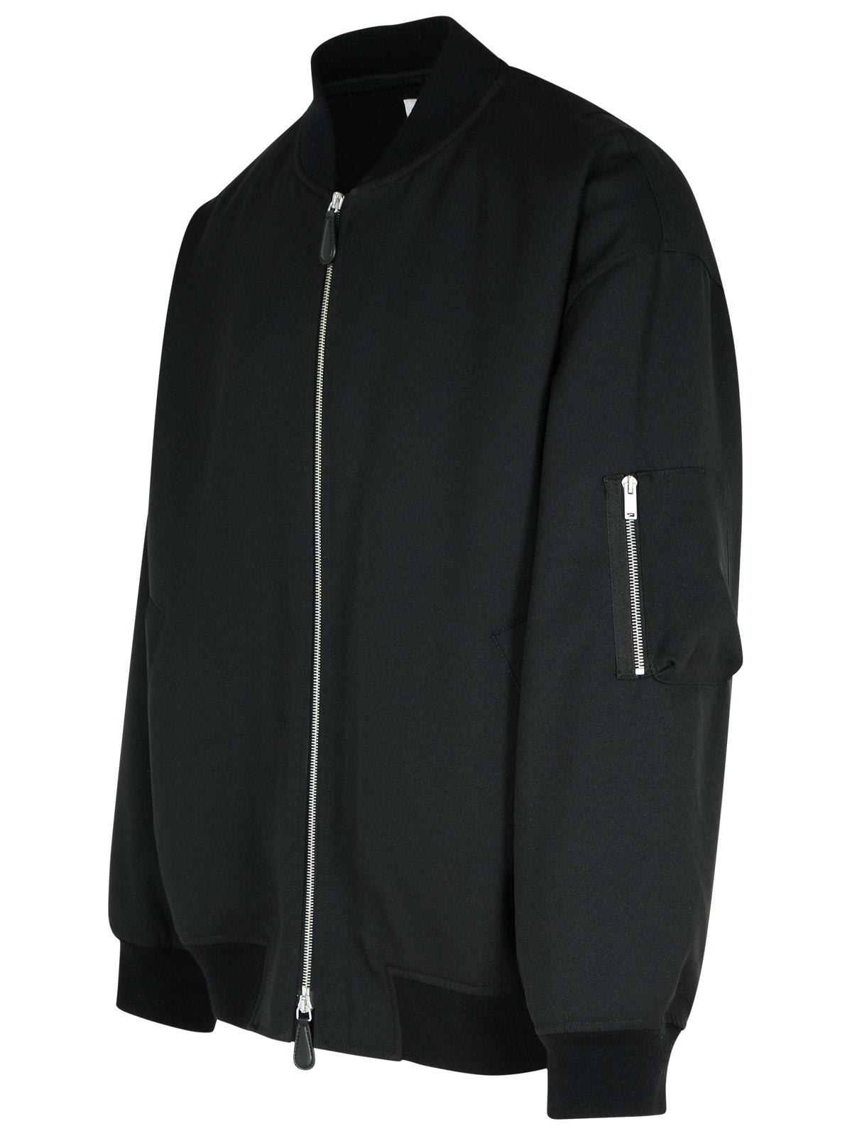 Shop Jil Sander Black Polyester Jacket