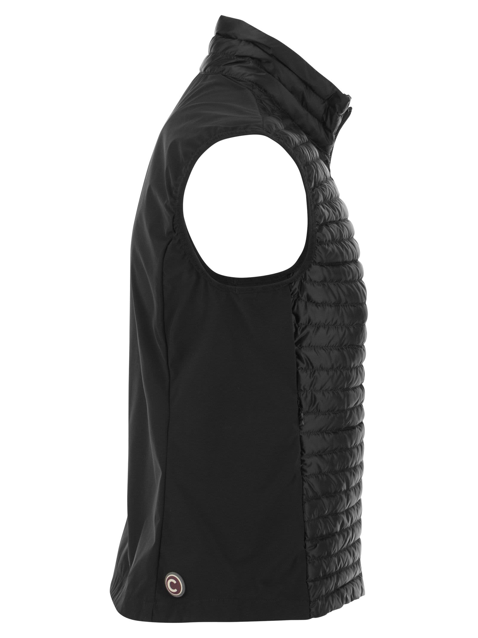 Shop Colmar Olimpia - Quilted Down Vest In Black