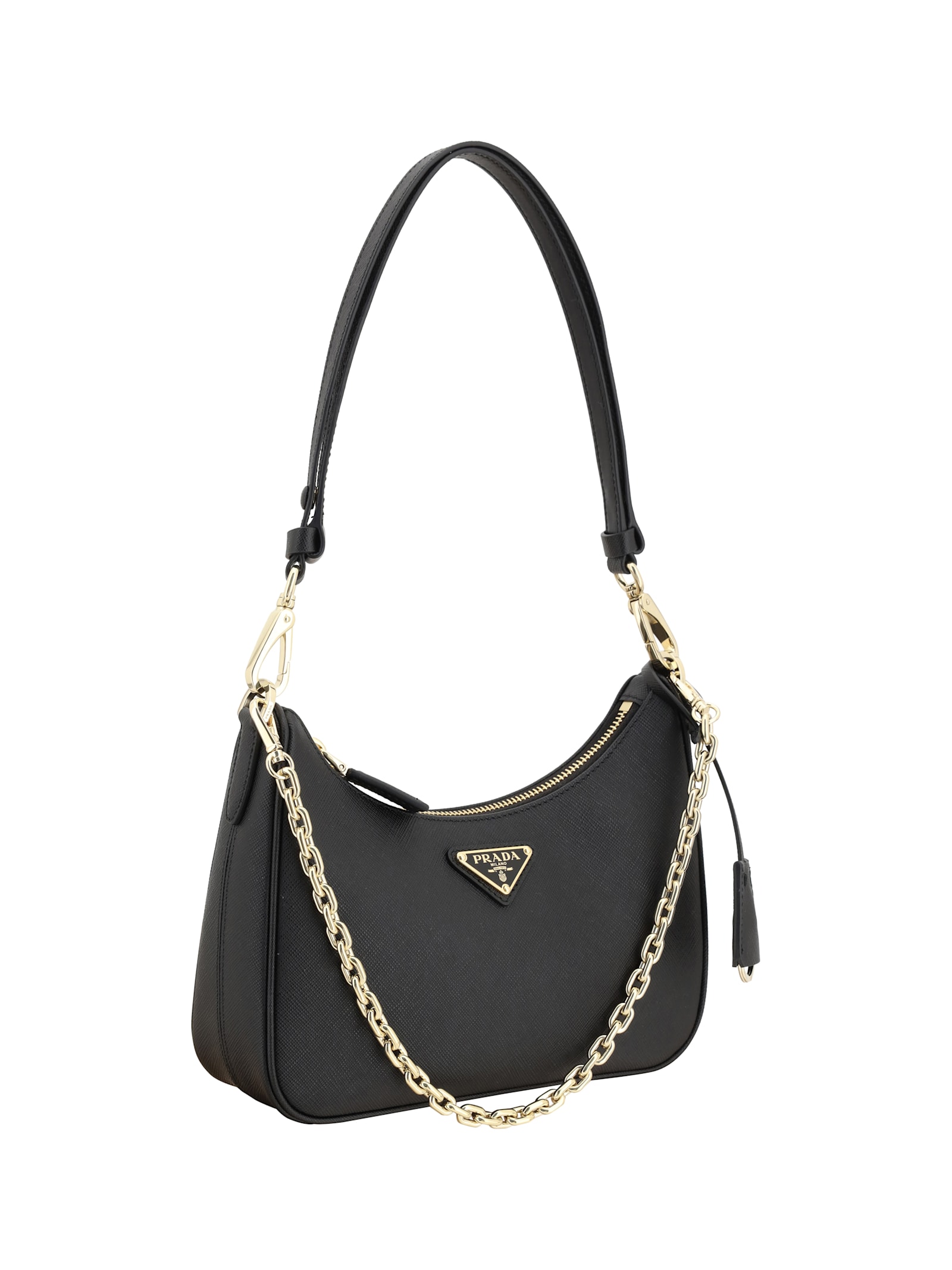 Prada Lux Shoulder Bag In Nero