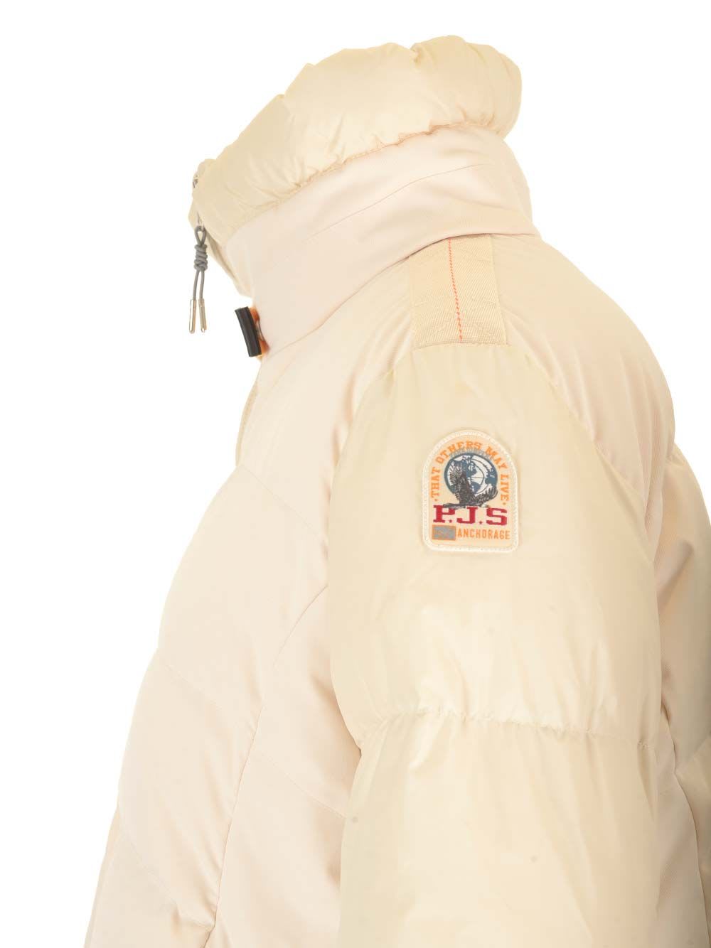 Shop Parajumpers Eyma Long Bomber Jacket In White