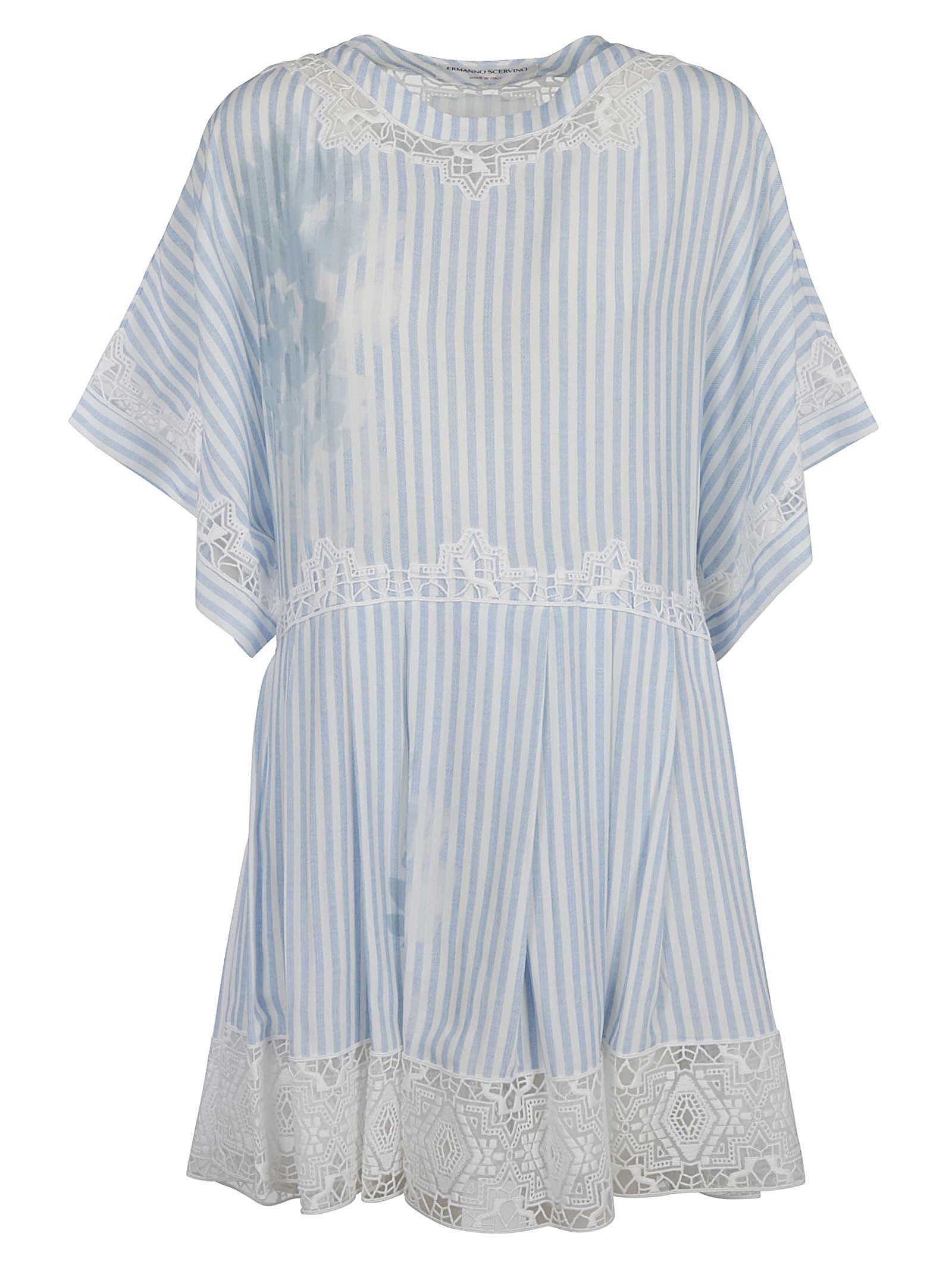 Ermanno Scervino Stripe Lace Dress