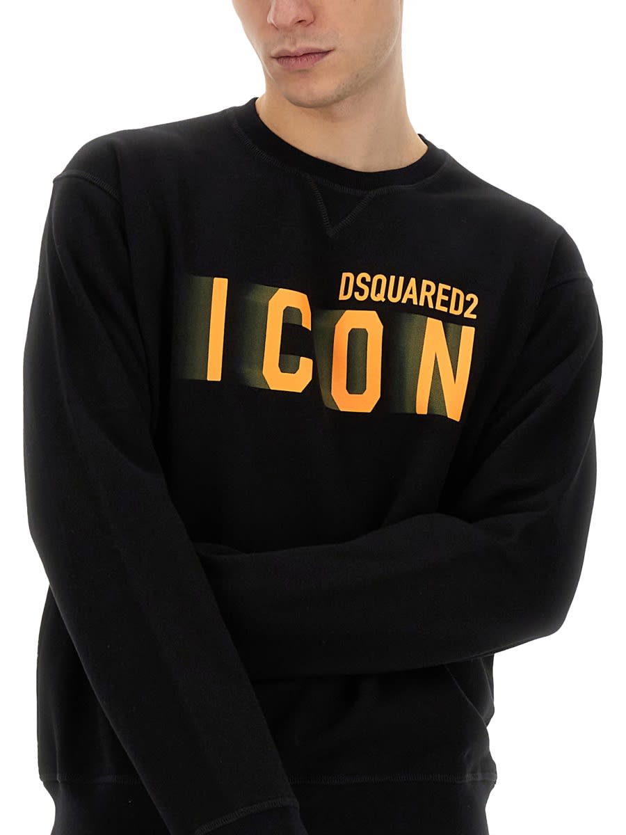 Shop Dsquared2 Sweatshirt With Logo In Black