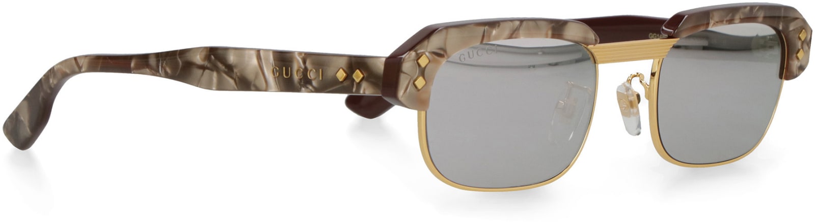 Gucci Women's Rectangular Frame Sunglasses In 2381