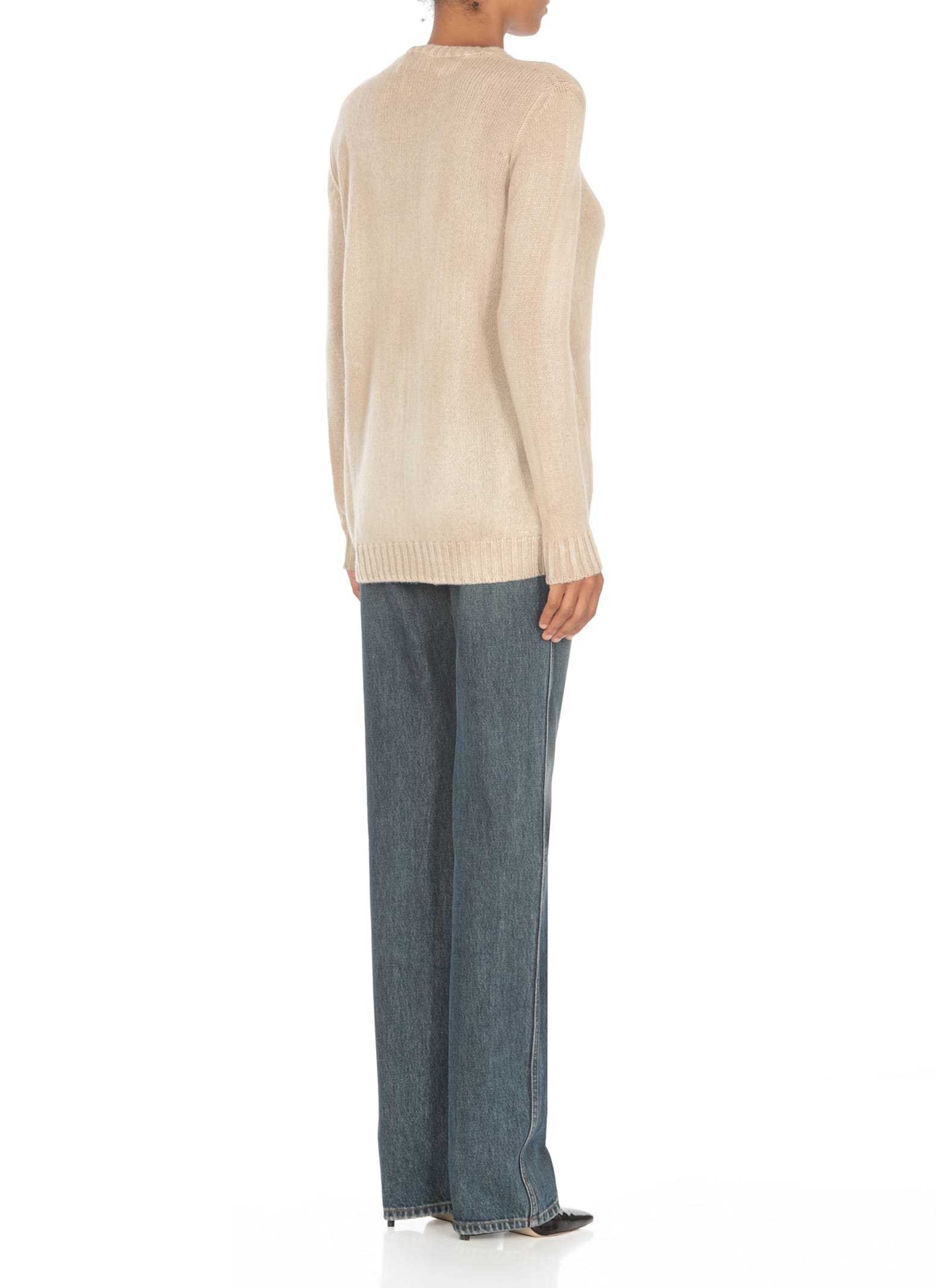 Shop Avant Toi Cashmere Sweater In Beige