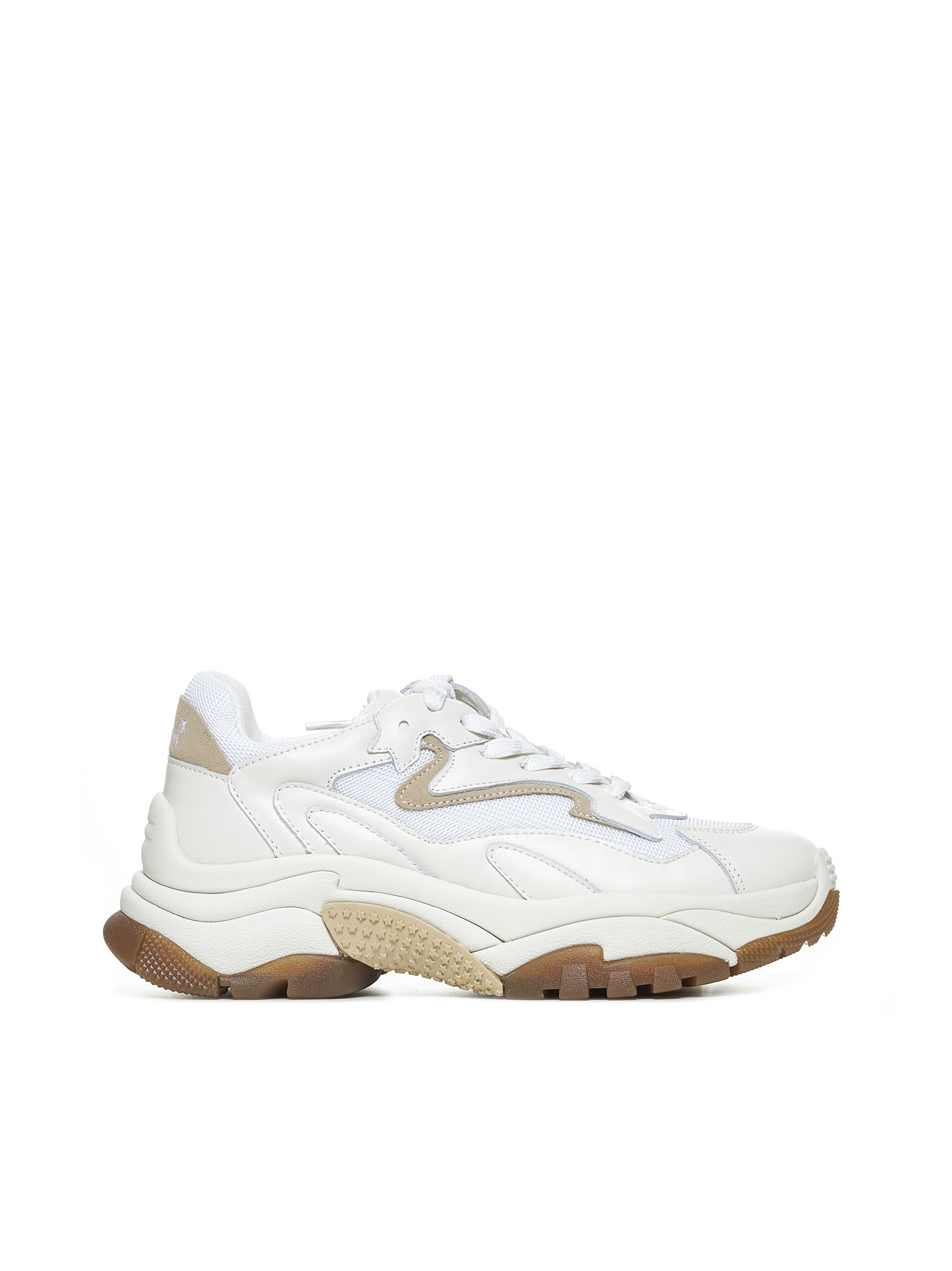 Shop Ash Sneakers In Off White/white/white