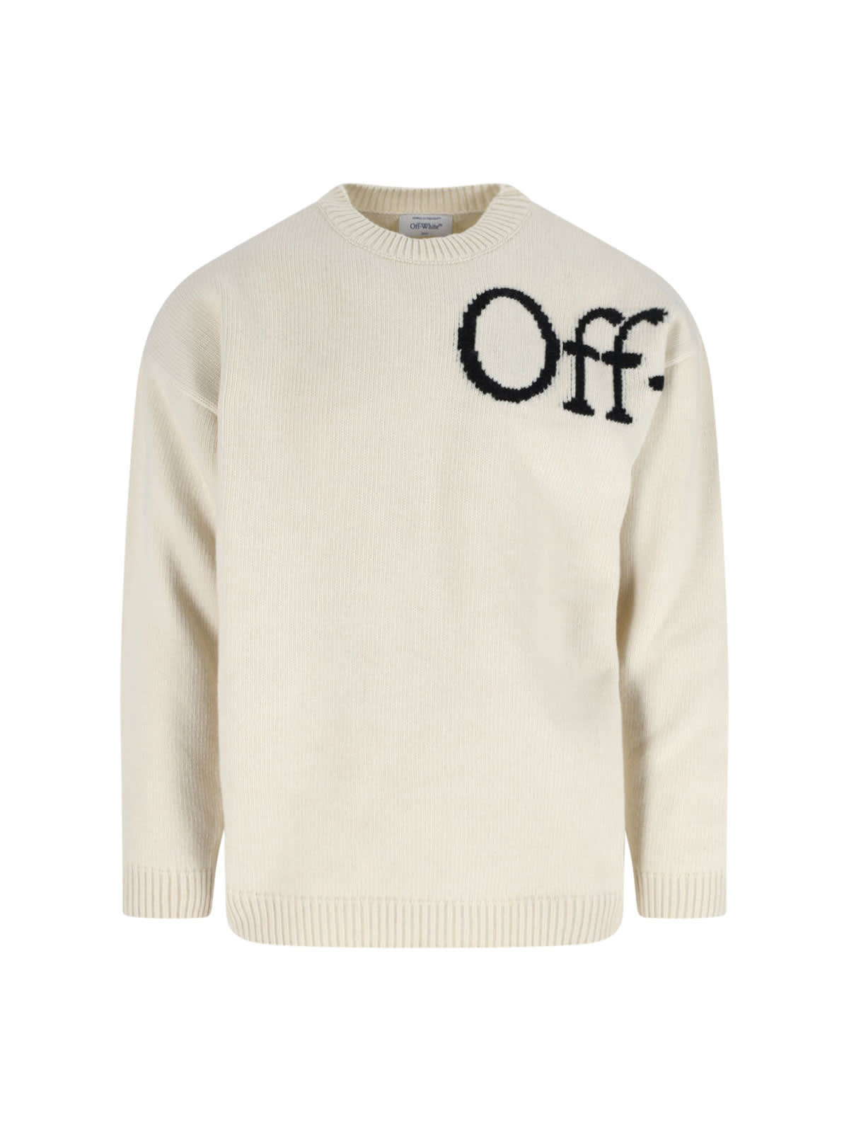 Off-white Bookish Sweater In Neutral