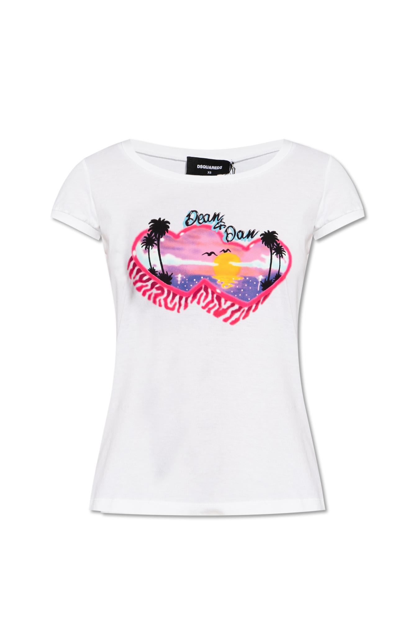 Shop Dsquared2 Printed T-shirt