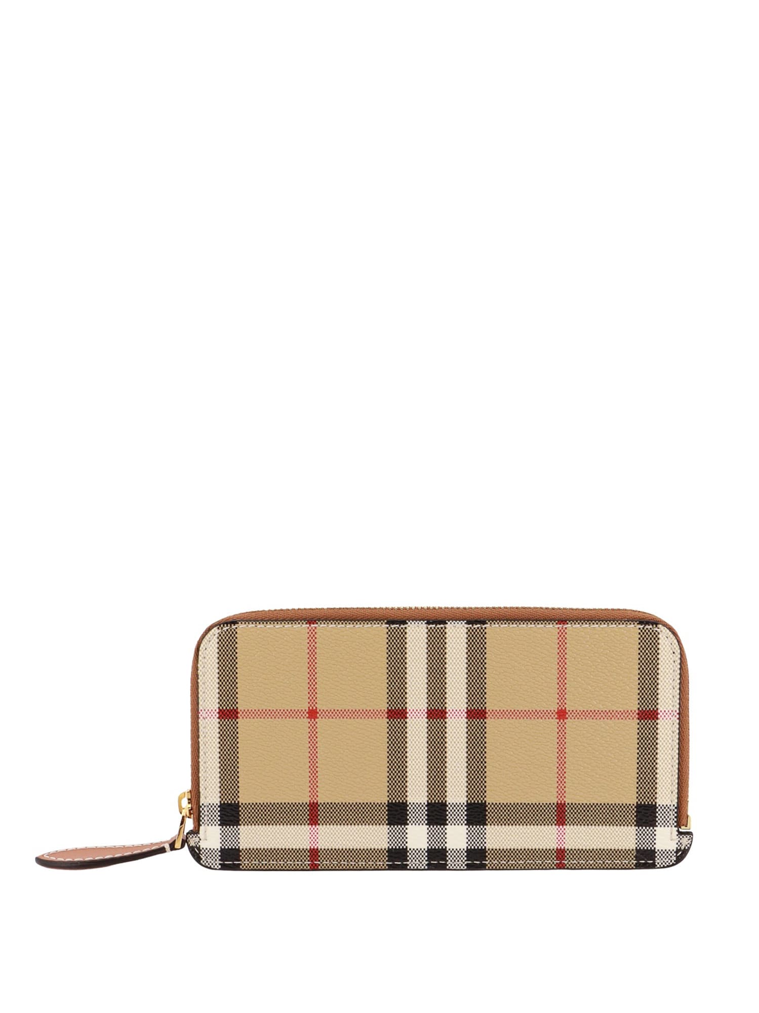Shop Burberry Card Holder In Archivebeige