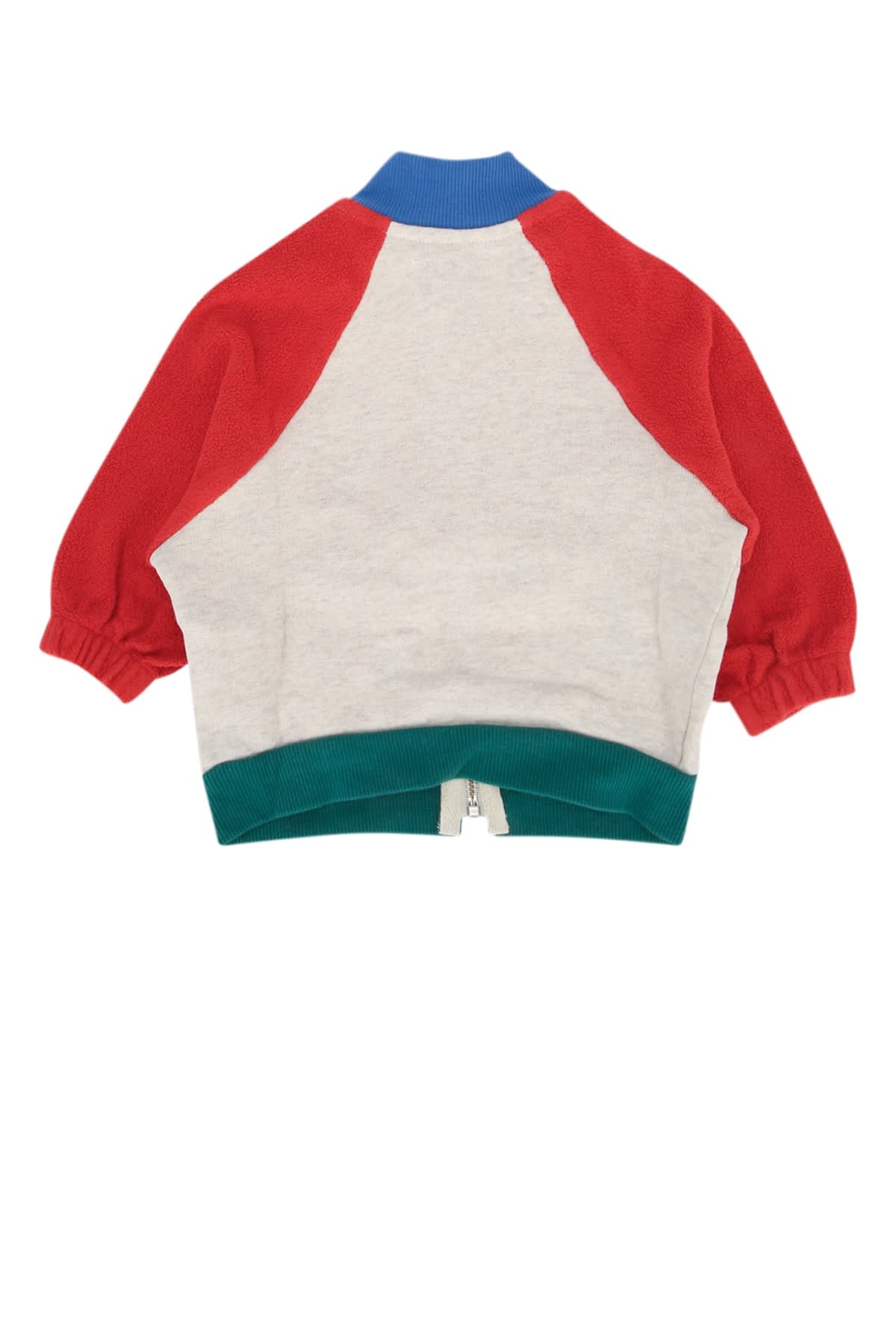 Bobo Choses Baby B.c Color Block Zipped Sweatshirt In Multi