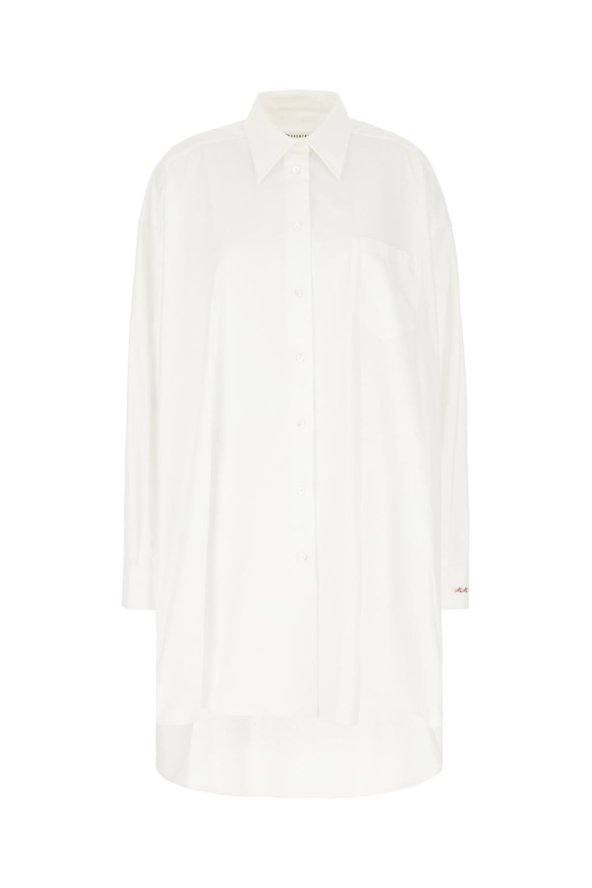 Maison Margiela White Cotton Shirt In Opticalwhite