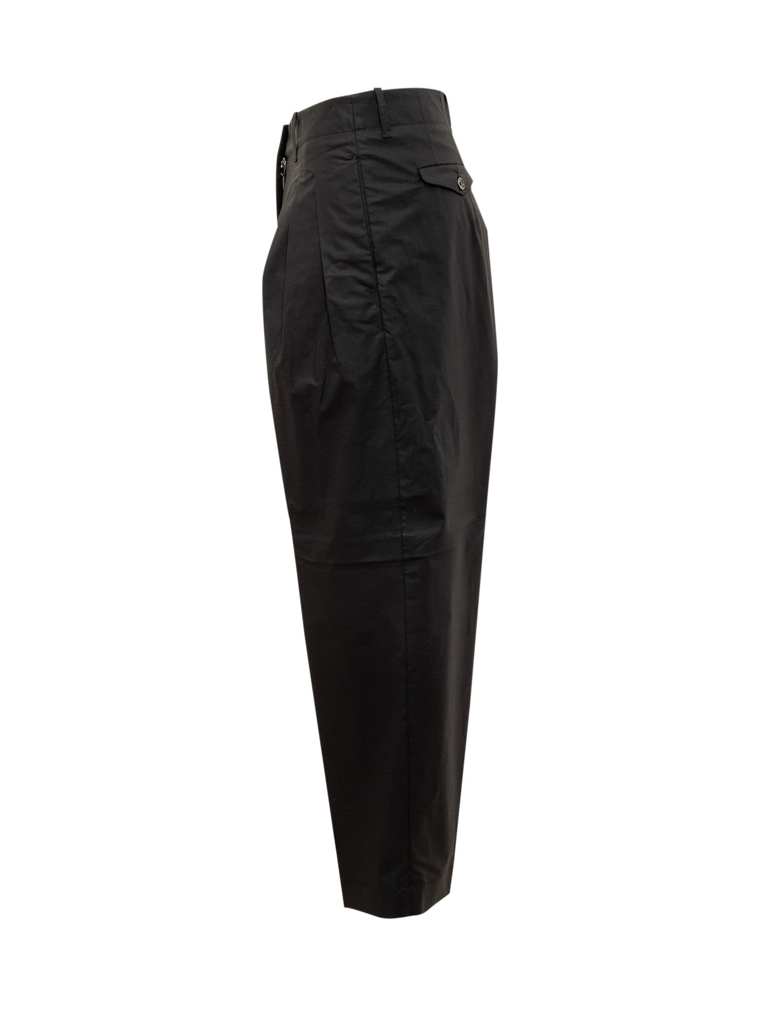Shop Nine In The Morning Diamante Carrot Trousers In Nero