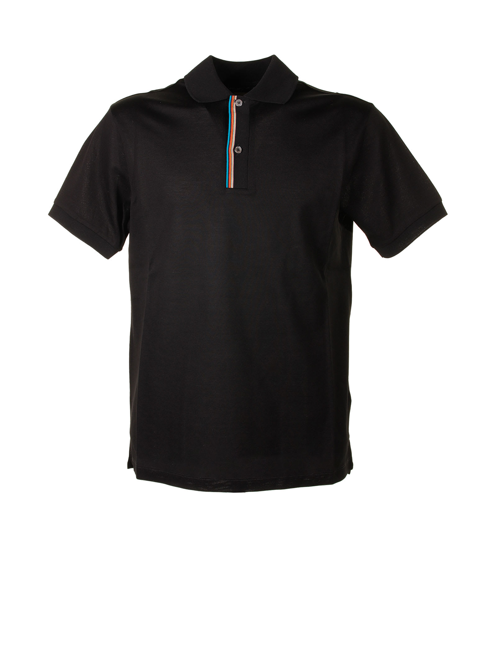 Ps By Paul Smith Polo Shirt In Black