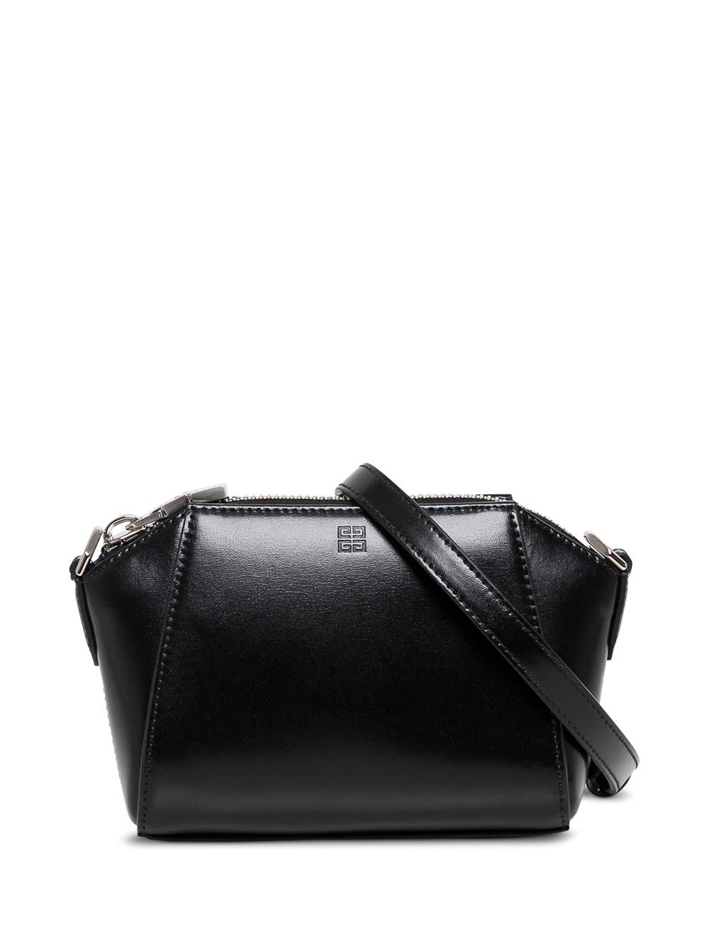 Givenchy Antigona Nano Crossbody Bag In Black Leather