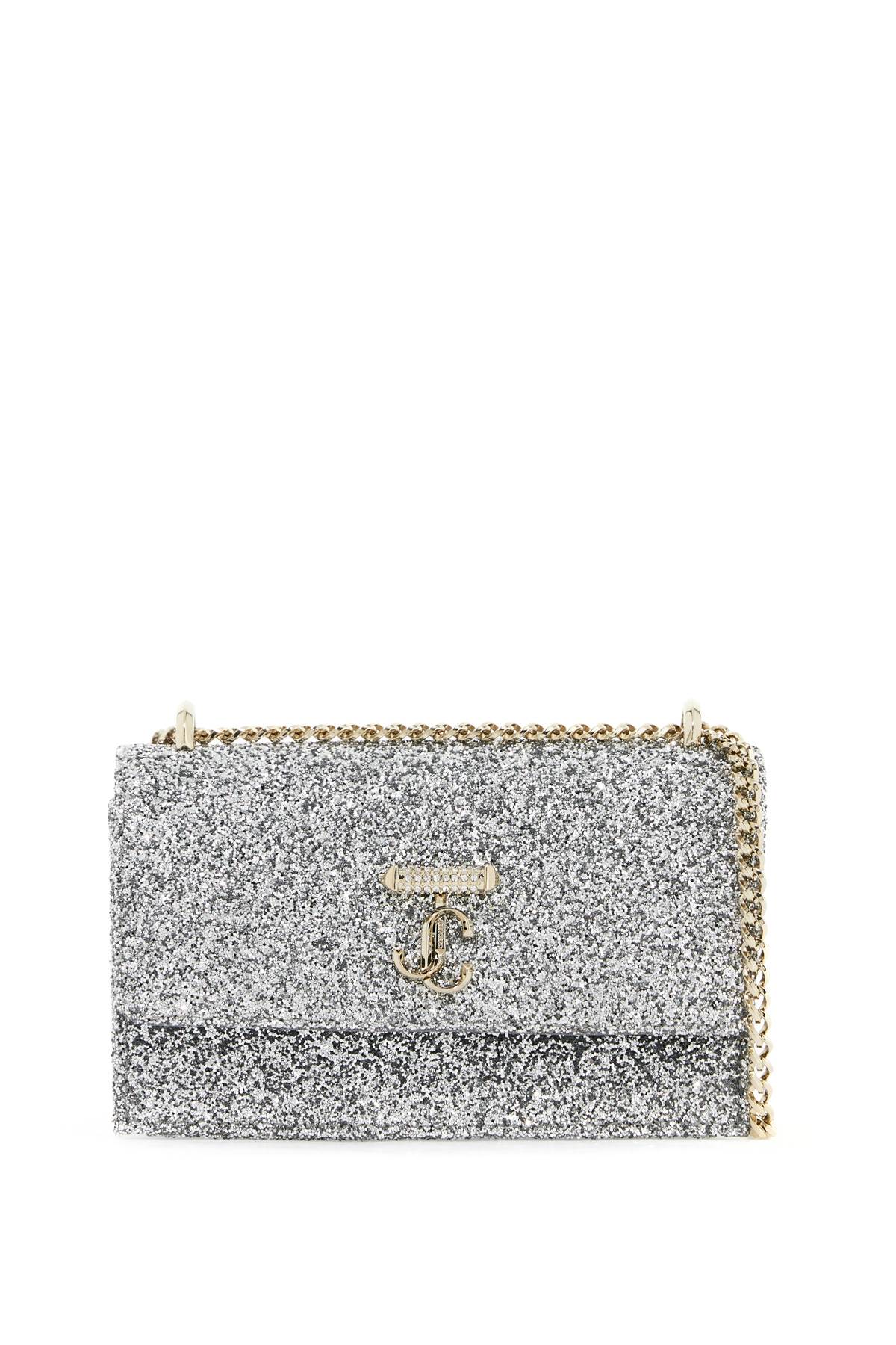 Shop Jimmy Choo Bohemia Mini Shoulder Bag In Silver Light Gold (silver)