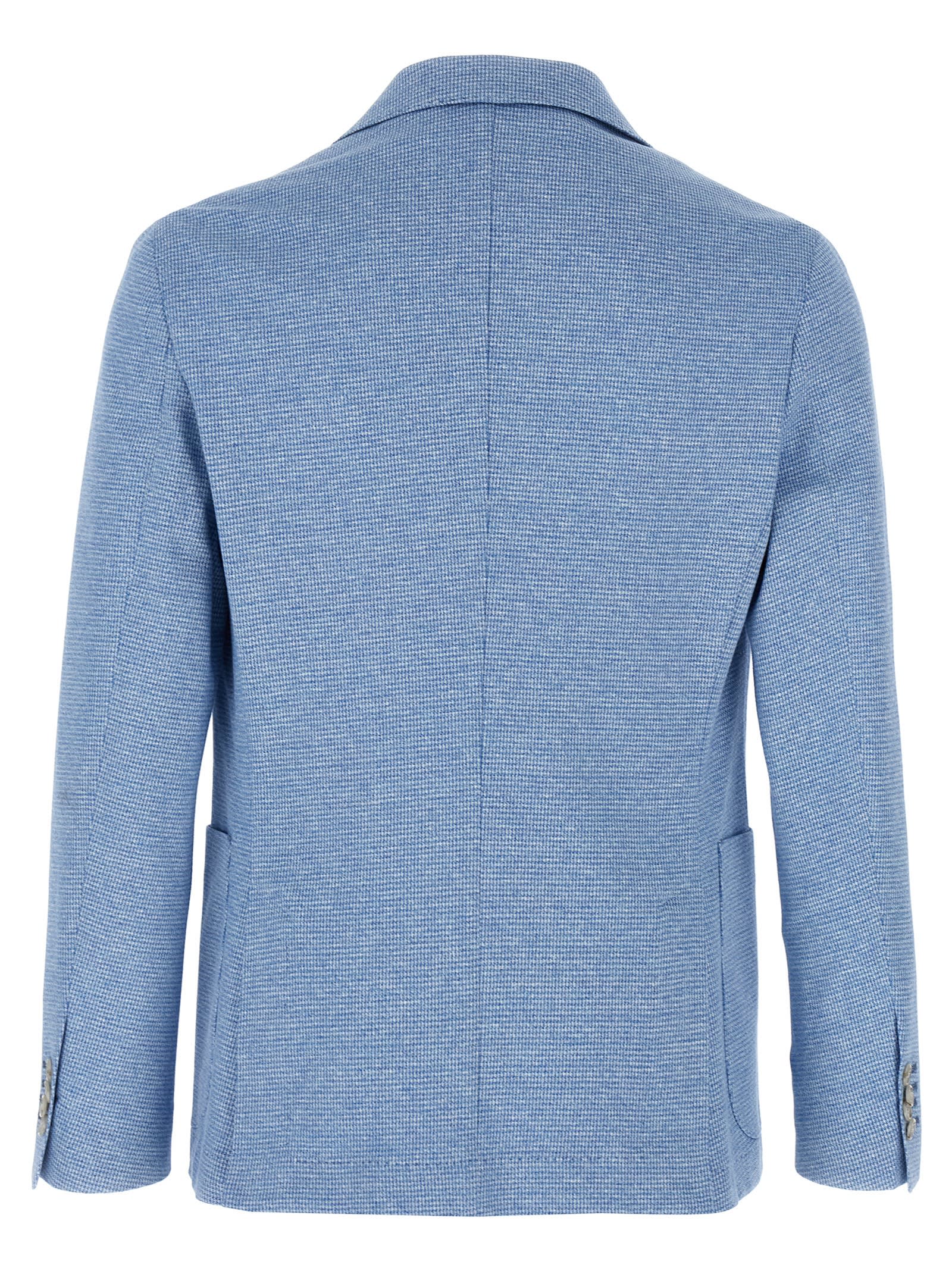 Barba Napoli Dynamic 201 Houndstooth-patterned Blazer In Multicolor