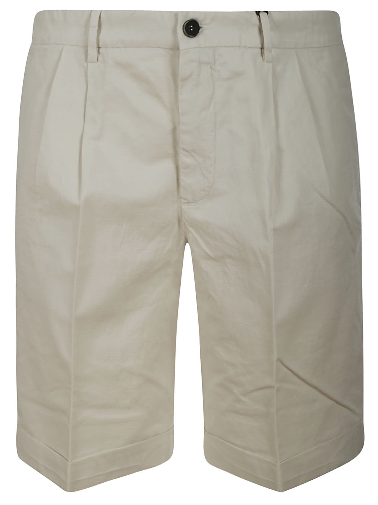 Barena Venezia Cotton Knee-length Shorts In Paper