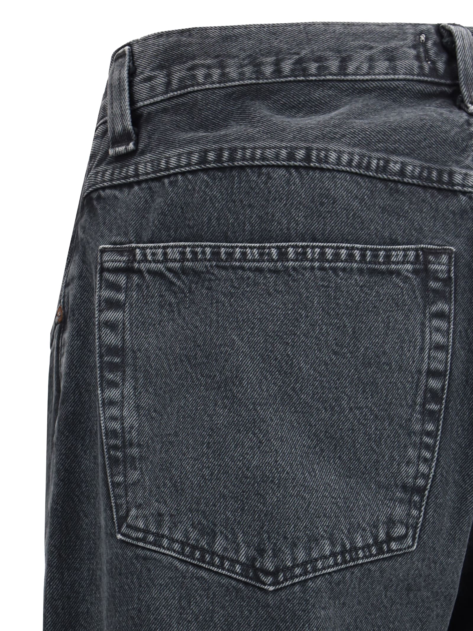 Agolde Faded Relaxed Wide-leg Fusion Jeans In Dvsn