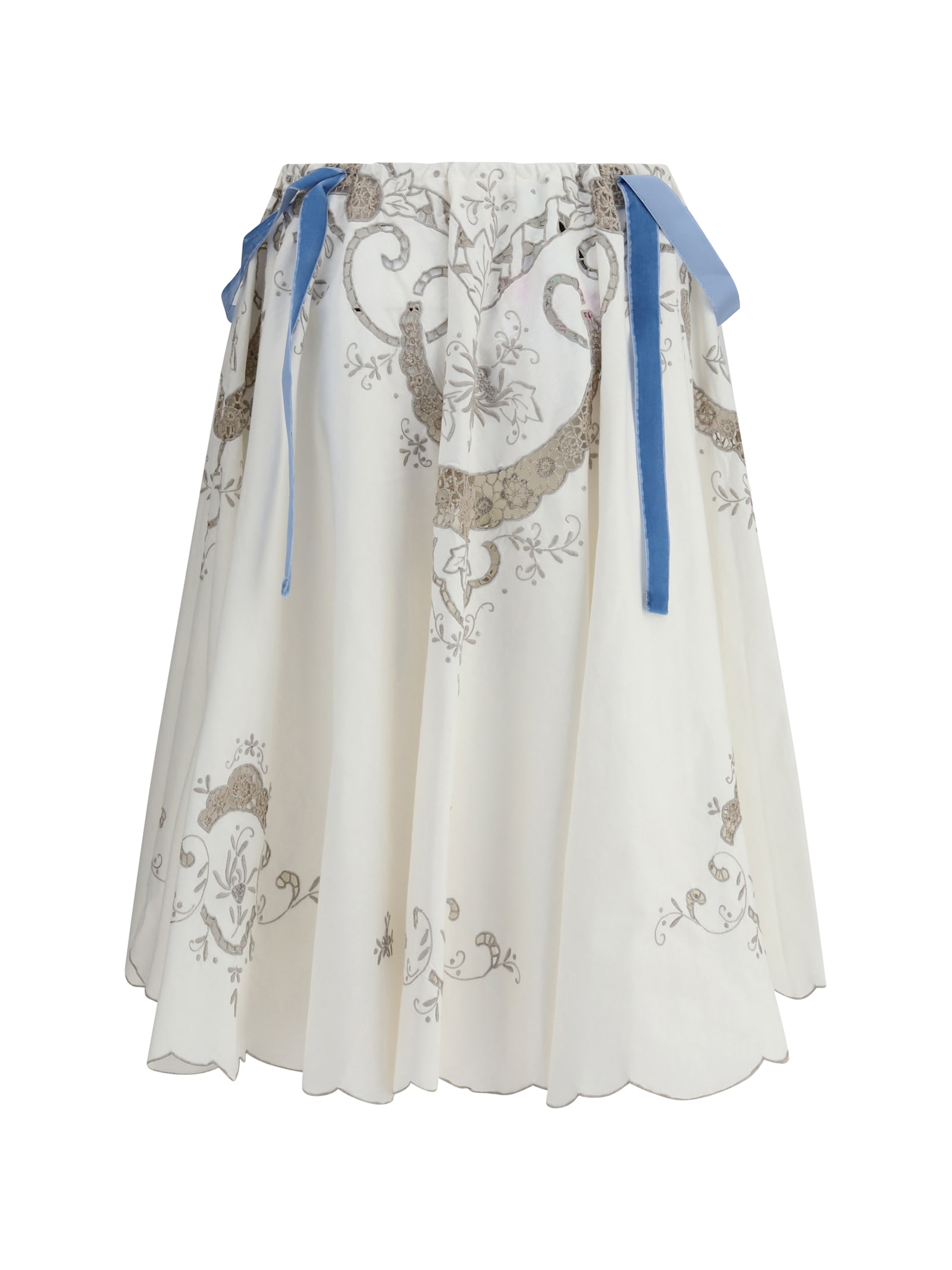 Ella Cotton Midi Skirt