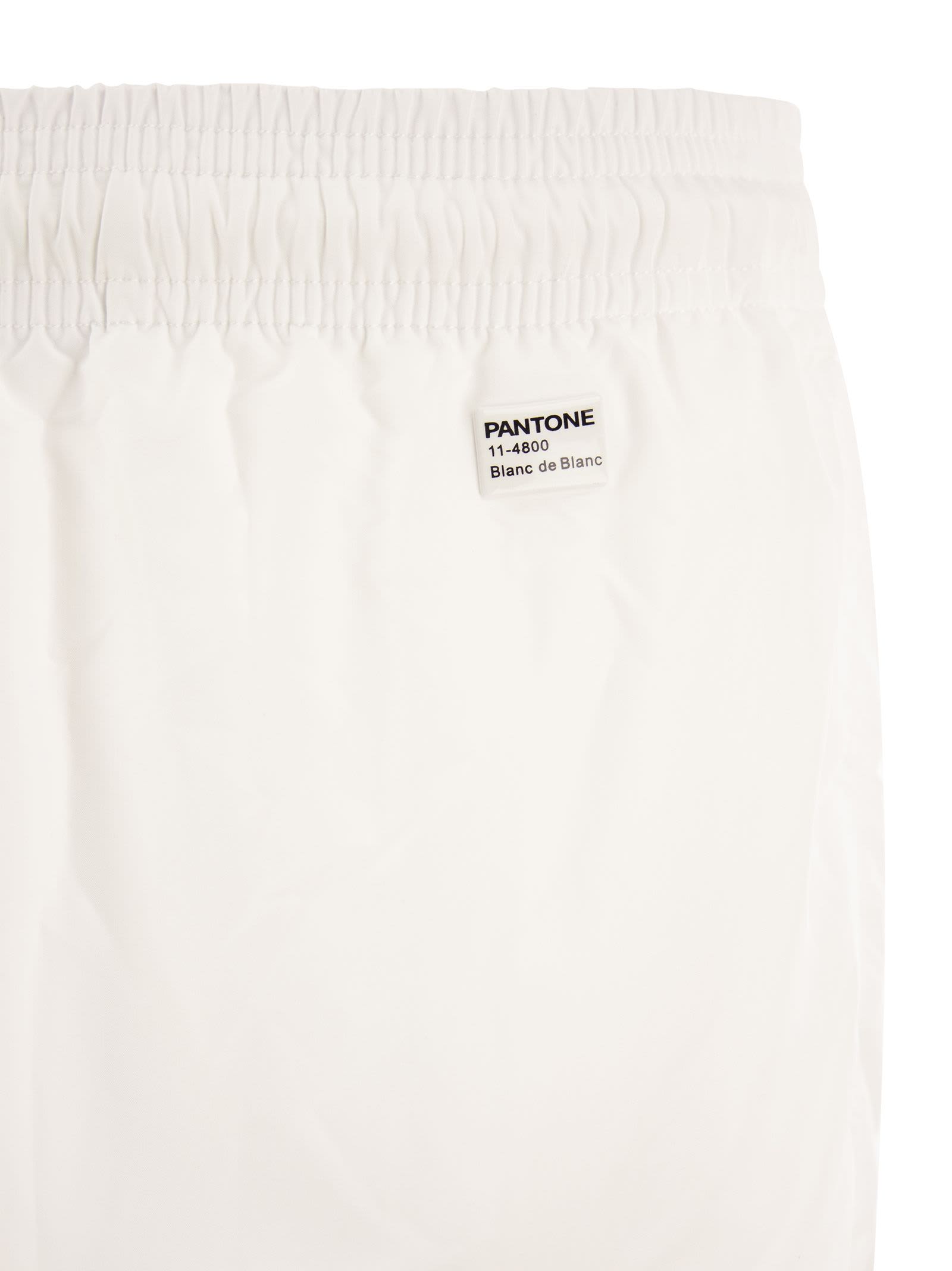 Shop Mc2 Saint Barth Beach Boxer Shorts In Lightweight Fabric In White