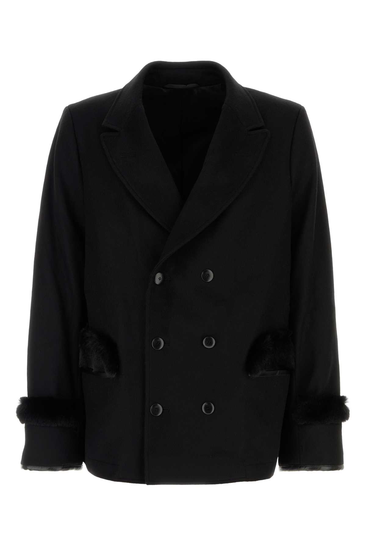 Wool Blend Coat - Random Identities - Modalova