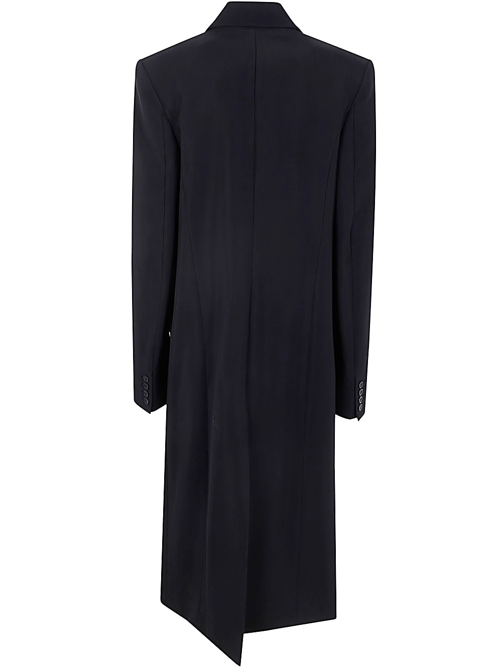 Shop Mugler Ma0178 Coat In Black