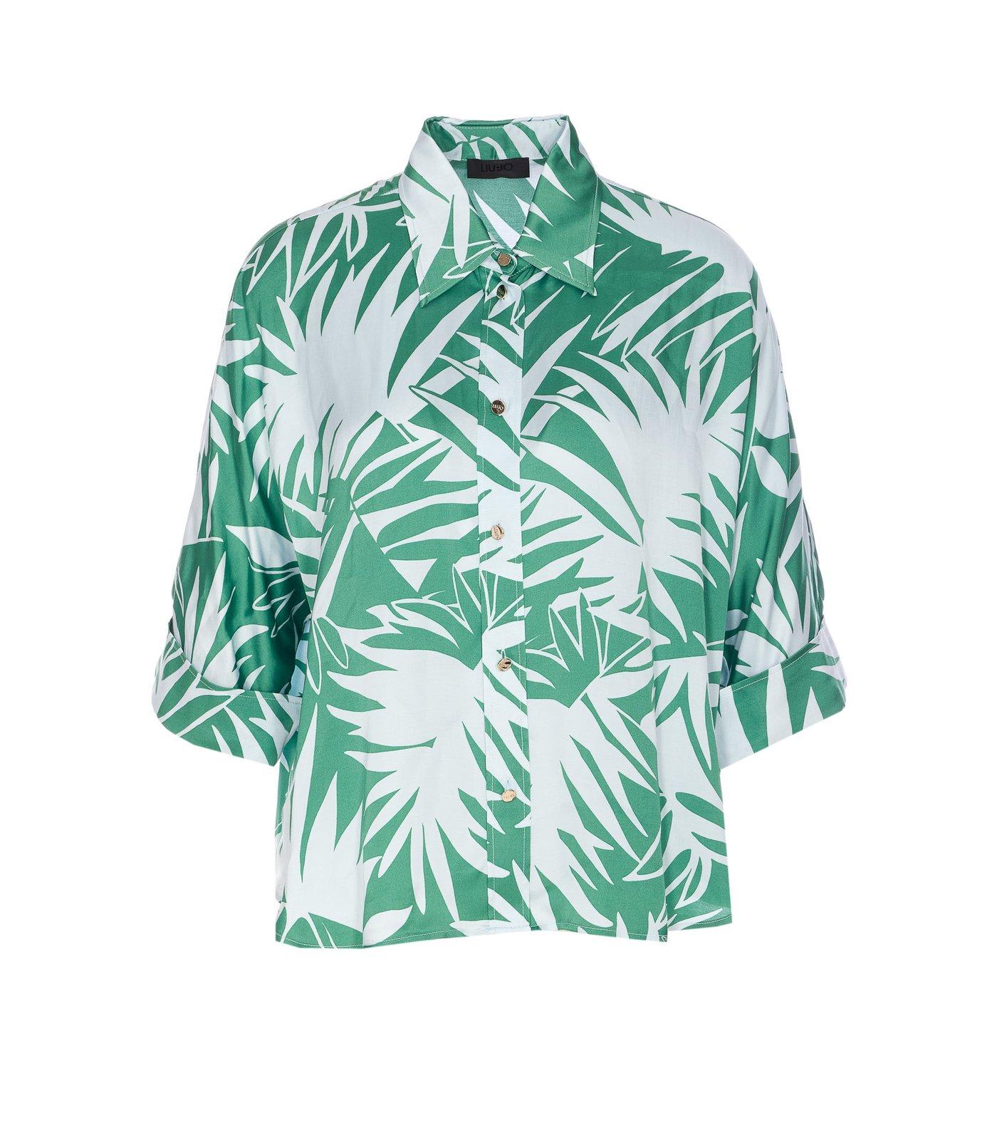Liu-Jo Printed Satin Shirt