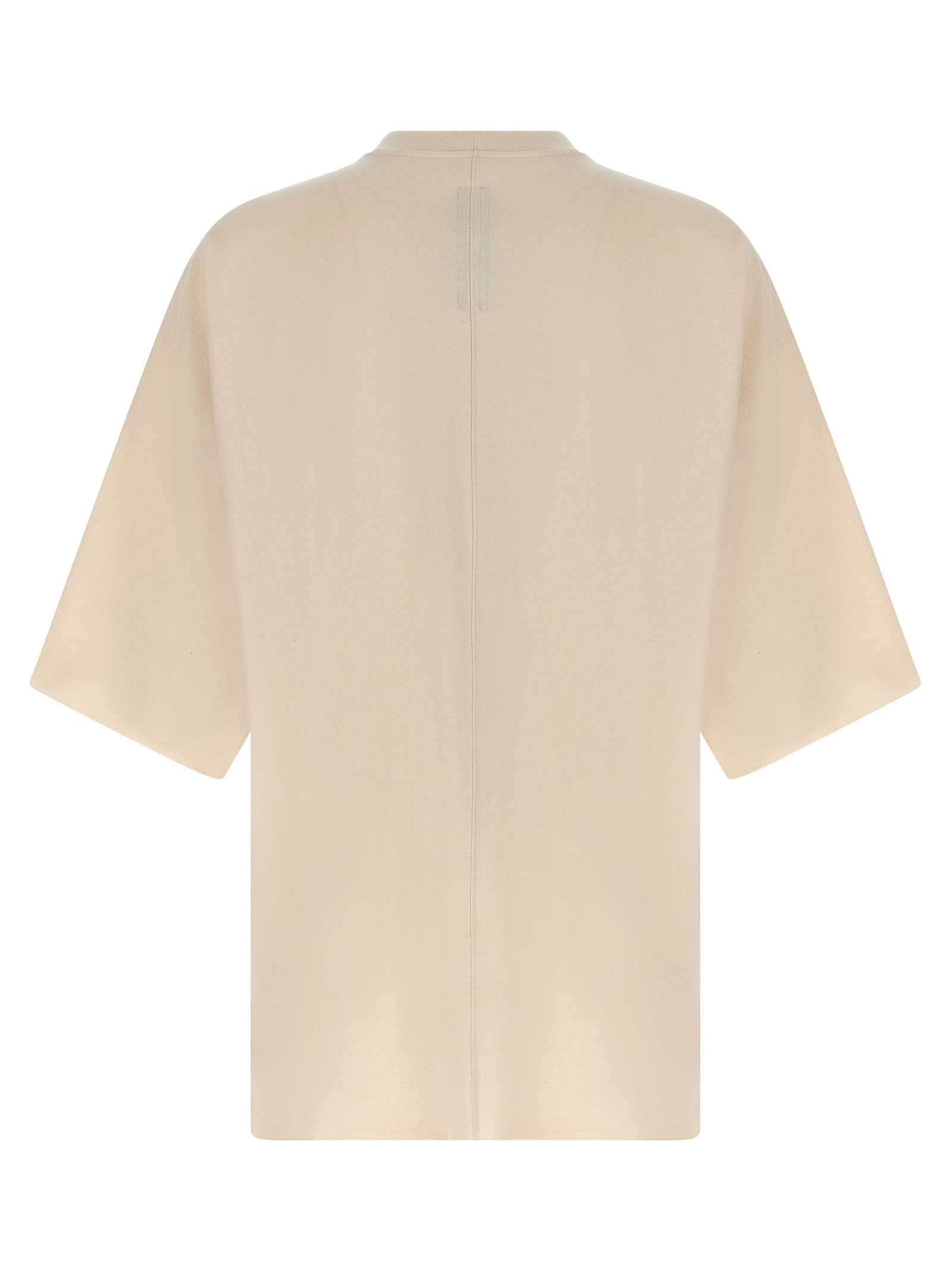 Rick Owens Tommy Cotton T-shirt In Neutral