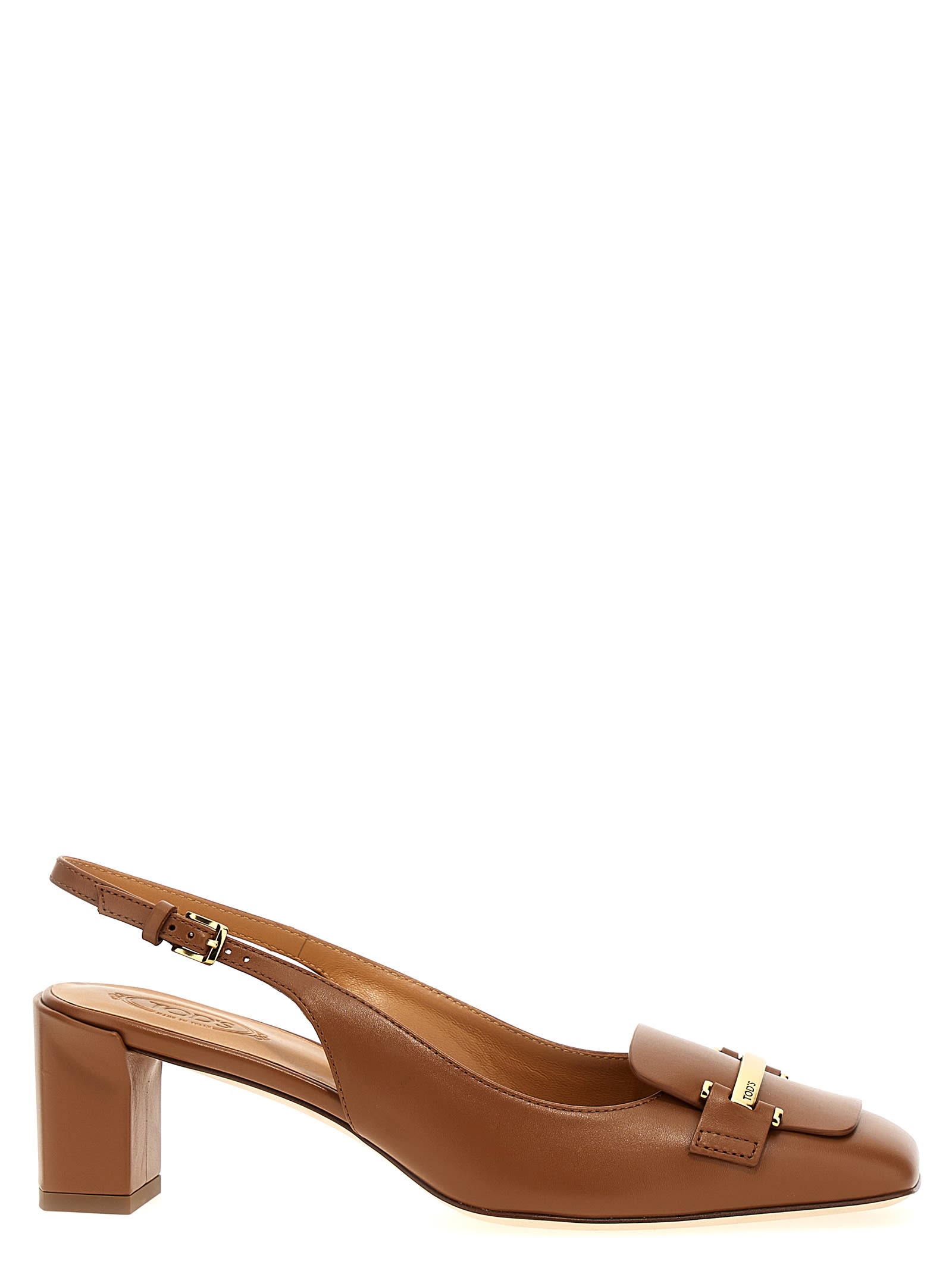 cuoio T Slingback