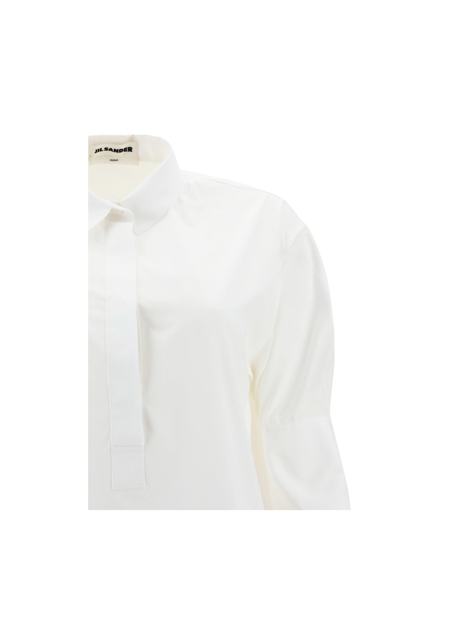 Shop Jil Sander Shirt In Bianco