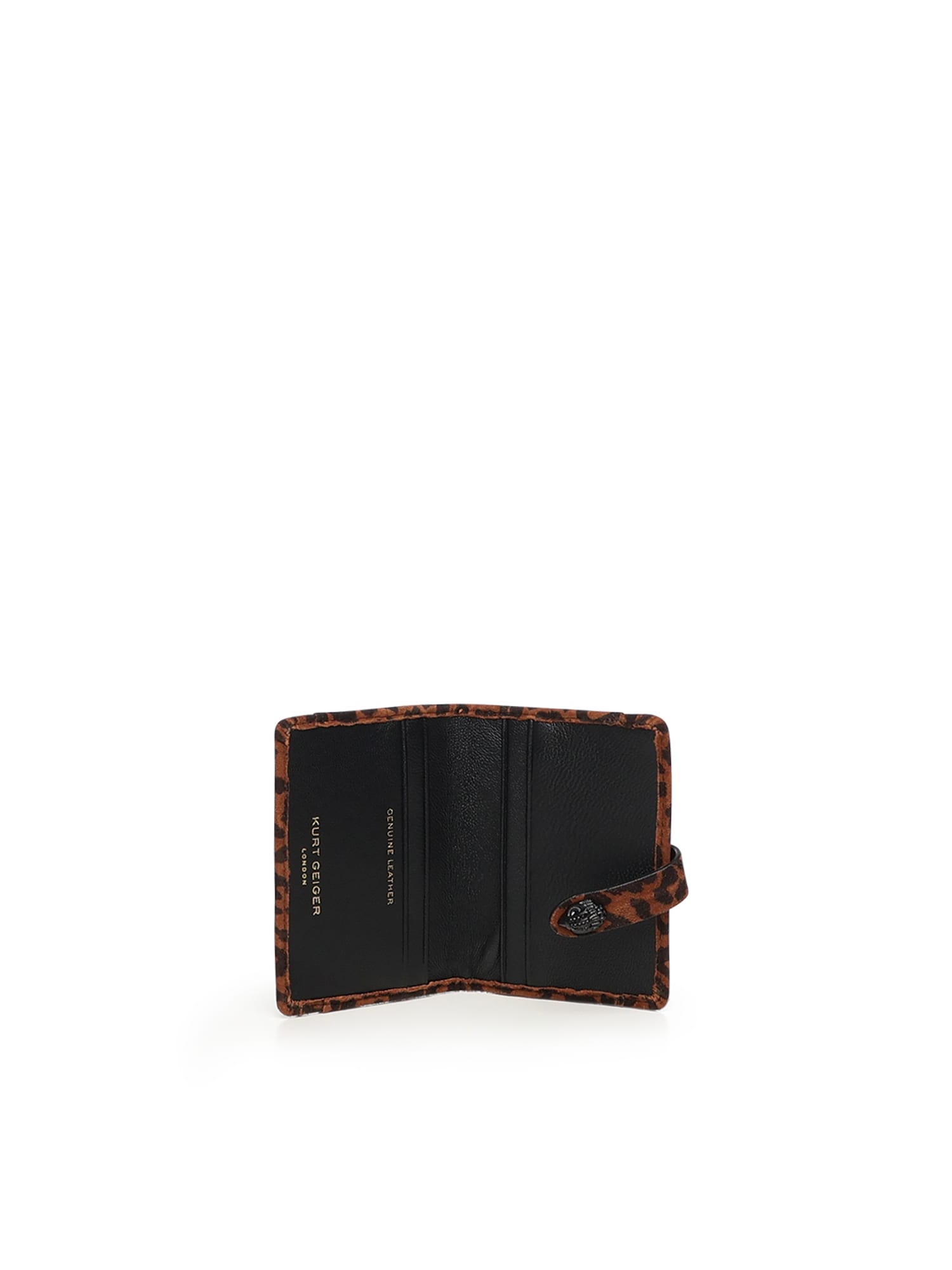 Kurt Geiger Kensington Card Holder With Logo In Brown