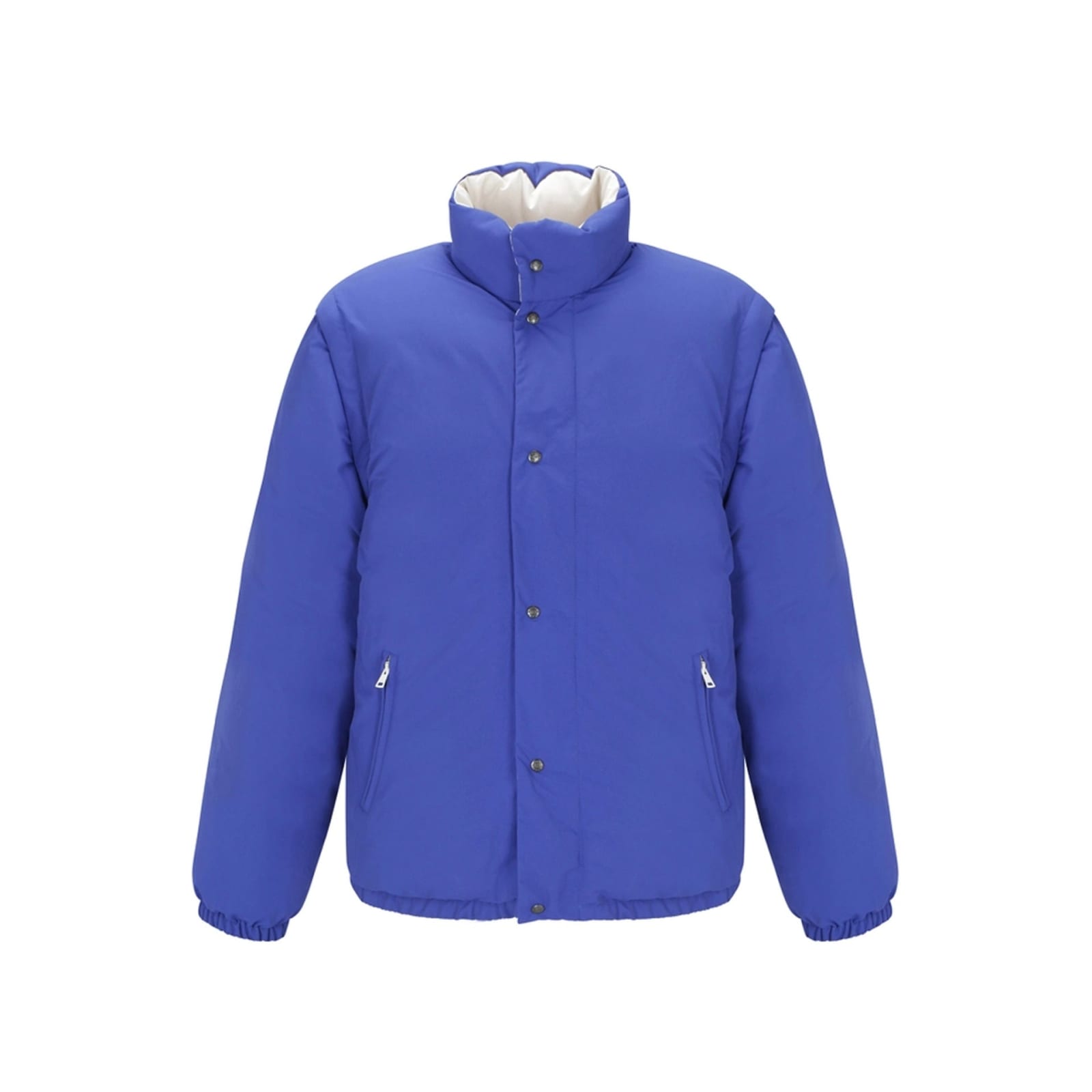 Shop Gucci Down Jacket In Blue