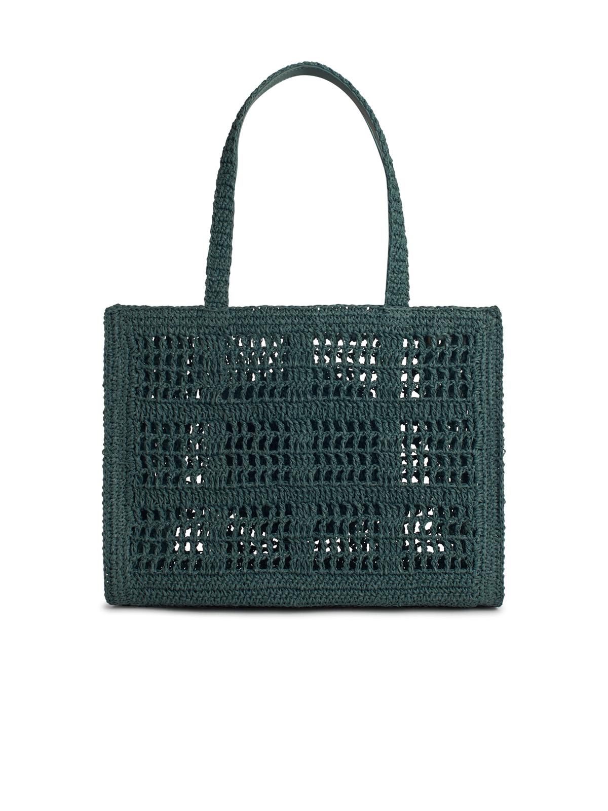 TORY BURCH ELLA LIGHT BLUE COTTON BAG
