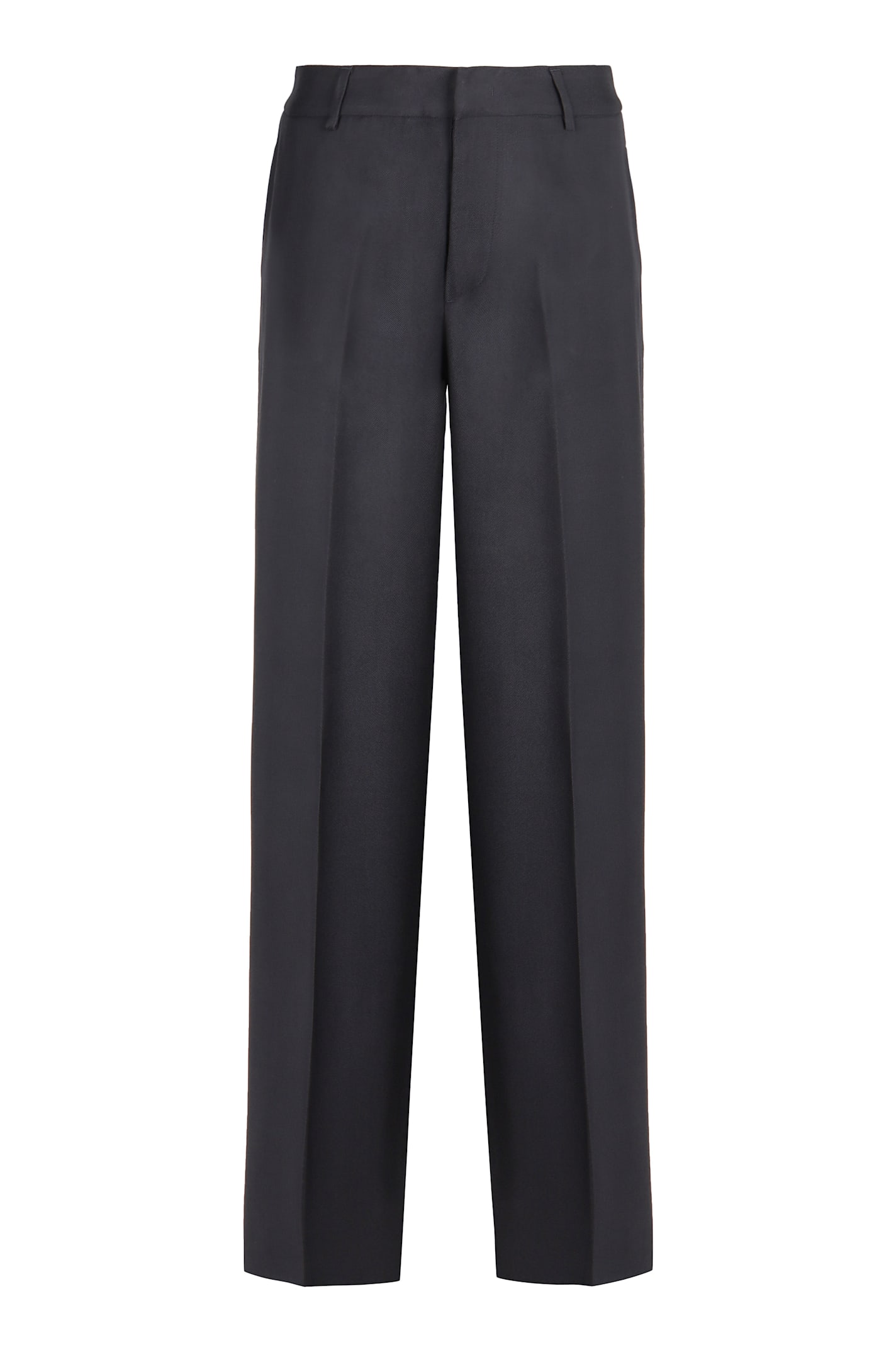 Shop Pt Torino Straight-leg Trousers In Blue