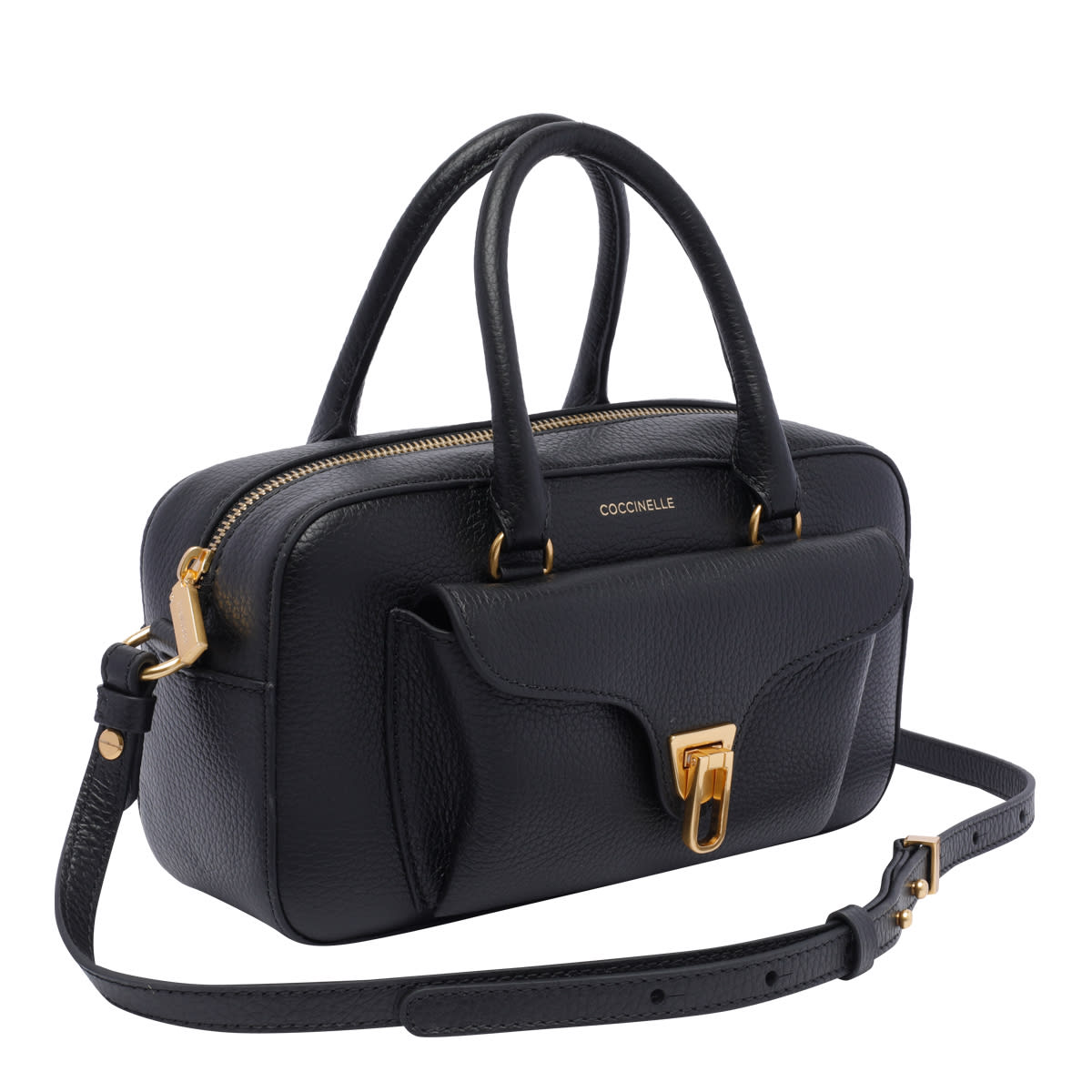 Shop Coccinelle Medium Beat Soft Handbag In Black