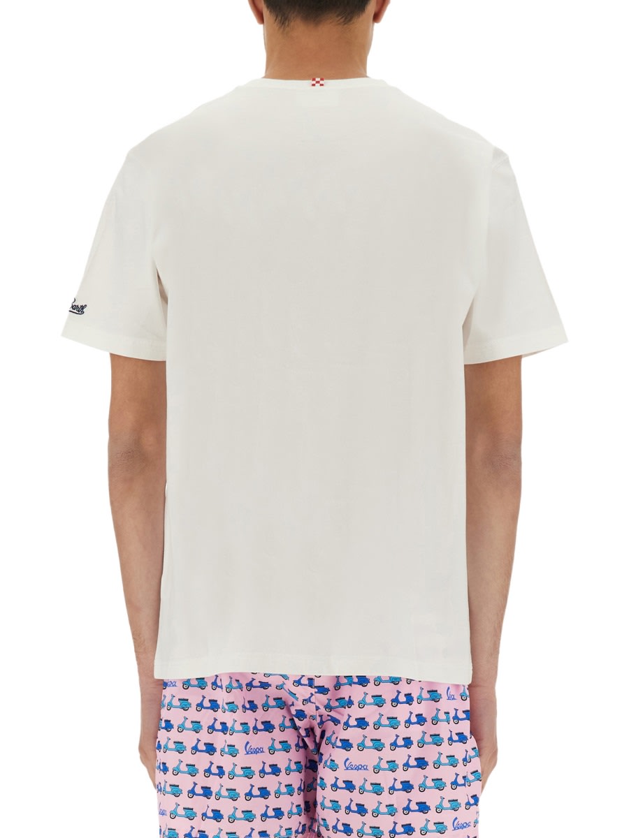 MC2 SAINT BARTH T-SHIRT WITH PRINT
