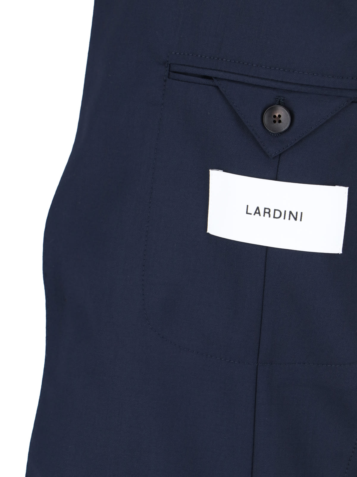 Shop Lardini Single-breasted Blazer In Blue