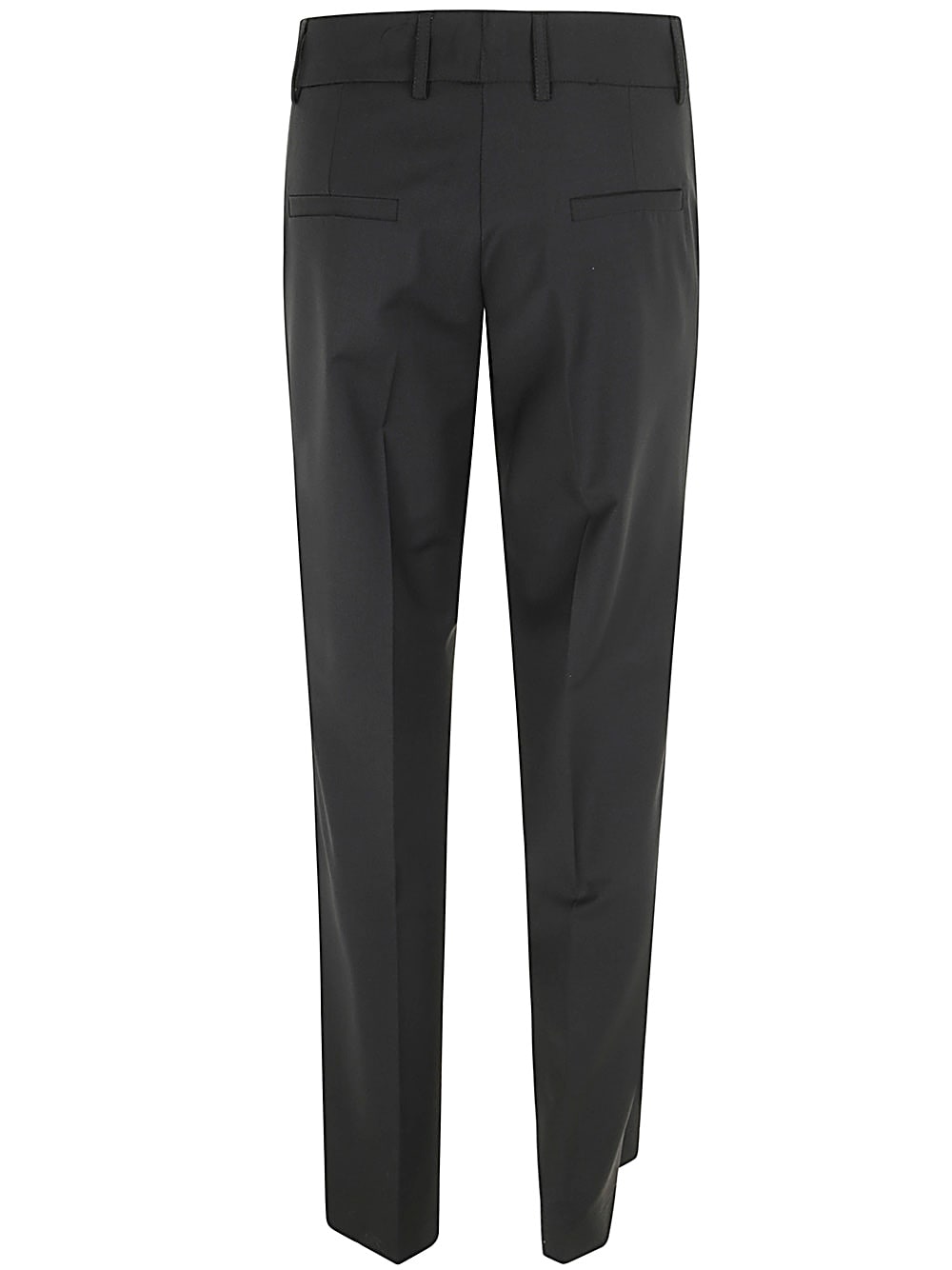 Shop Drhope Straight Trousers In Black