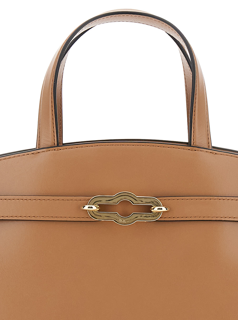 Mulberry 'pimlico Small' Beige Handbag With Adjustable And Removable Shoulder Strap In Leather Woman In Brown