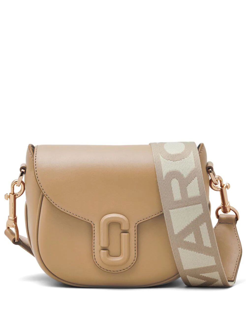 Shop Marc Jacobs The Small Saddle Bag In Camel