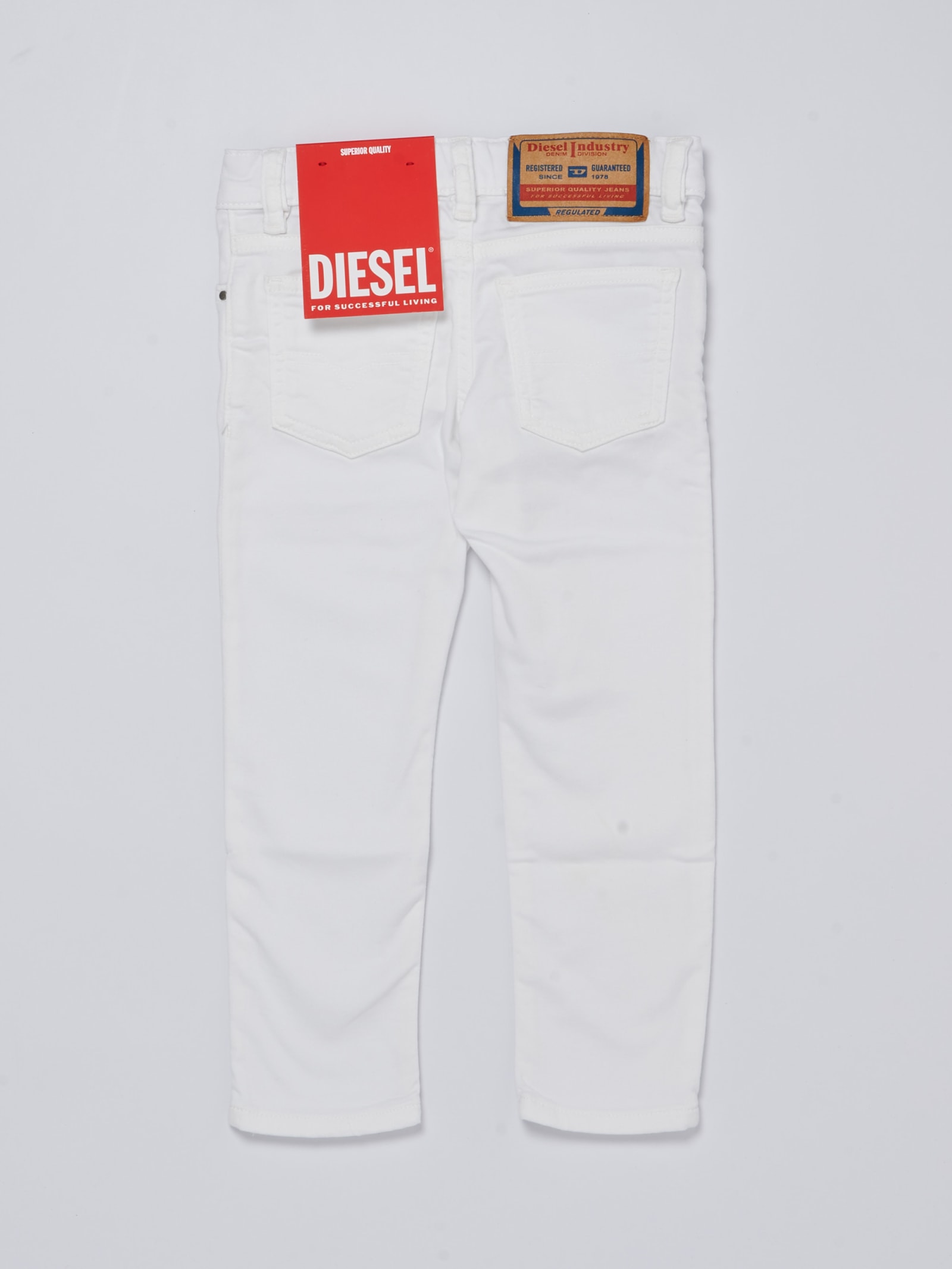 Shop Diesel Denim Jeans Jeans In Bianco